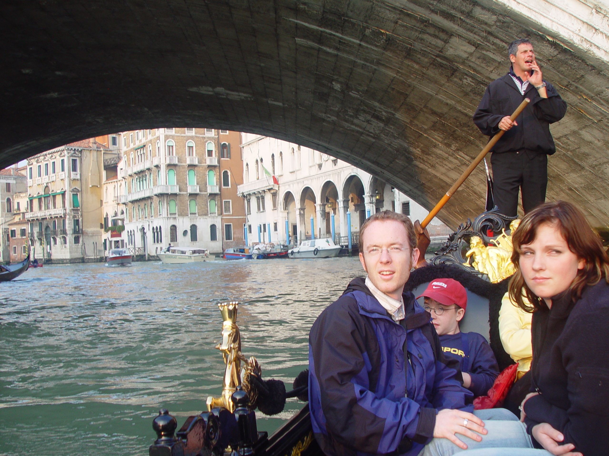 Europe Trip 2005 - Italy (Venice - Pigeons, St Mark's Basilica / Square / Clocktower, Gondola Ride, Gelato)
