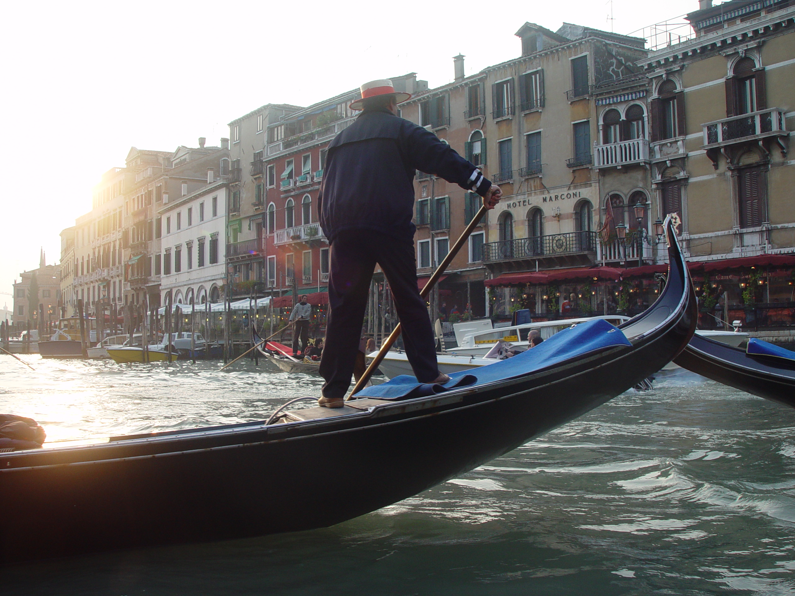 Europe Trip 2005 - Italy (Venice - Pigeons, St Mark's Basilica / Square / Clocktower, Gondola Ride, Gelato)