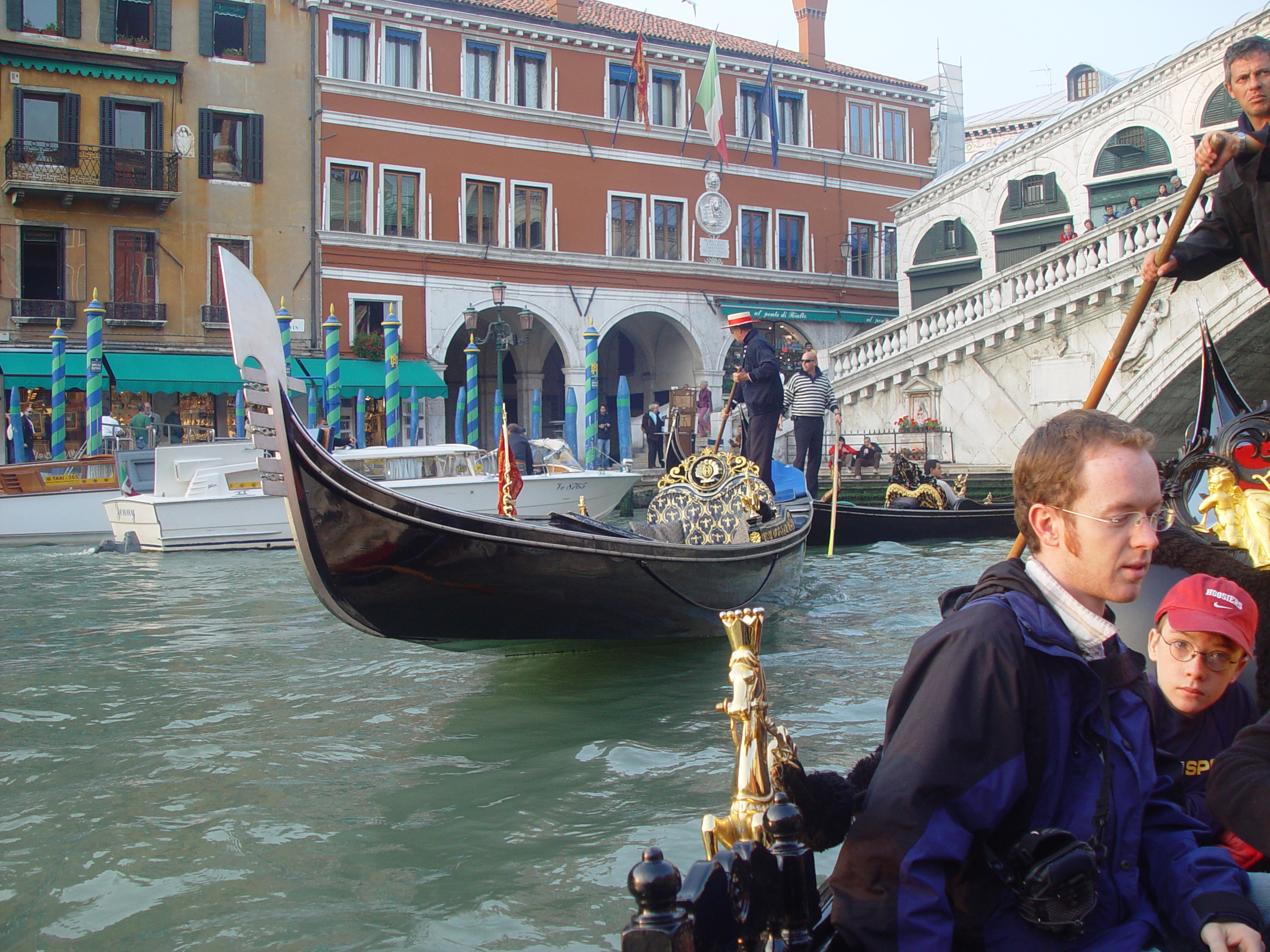 Europe Trip 2005 - Italy (Venice - Pigeons, St Mark's Basilica / Square / Clocktower, Gondola Ride, Gelato)