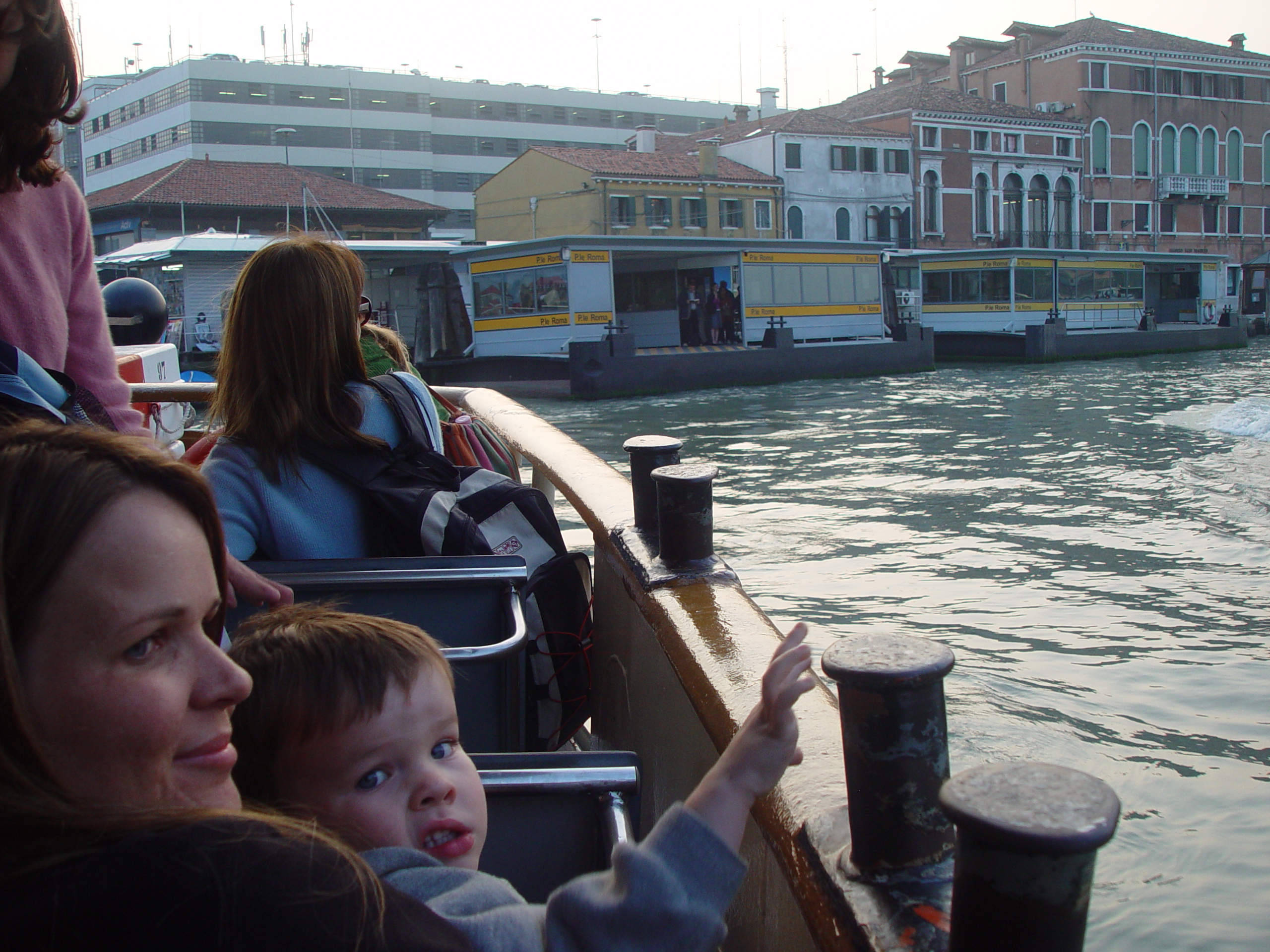 Europe Trip 2005 - Italy (Venice - Pigeons, St Mark's Basilica / Square / Clocktower, Gondola Ride, Gelato)