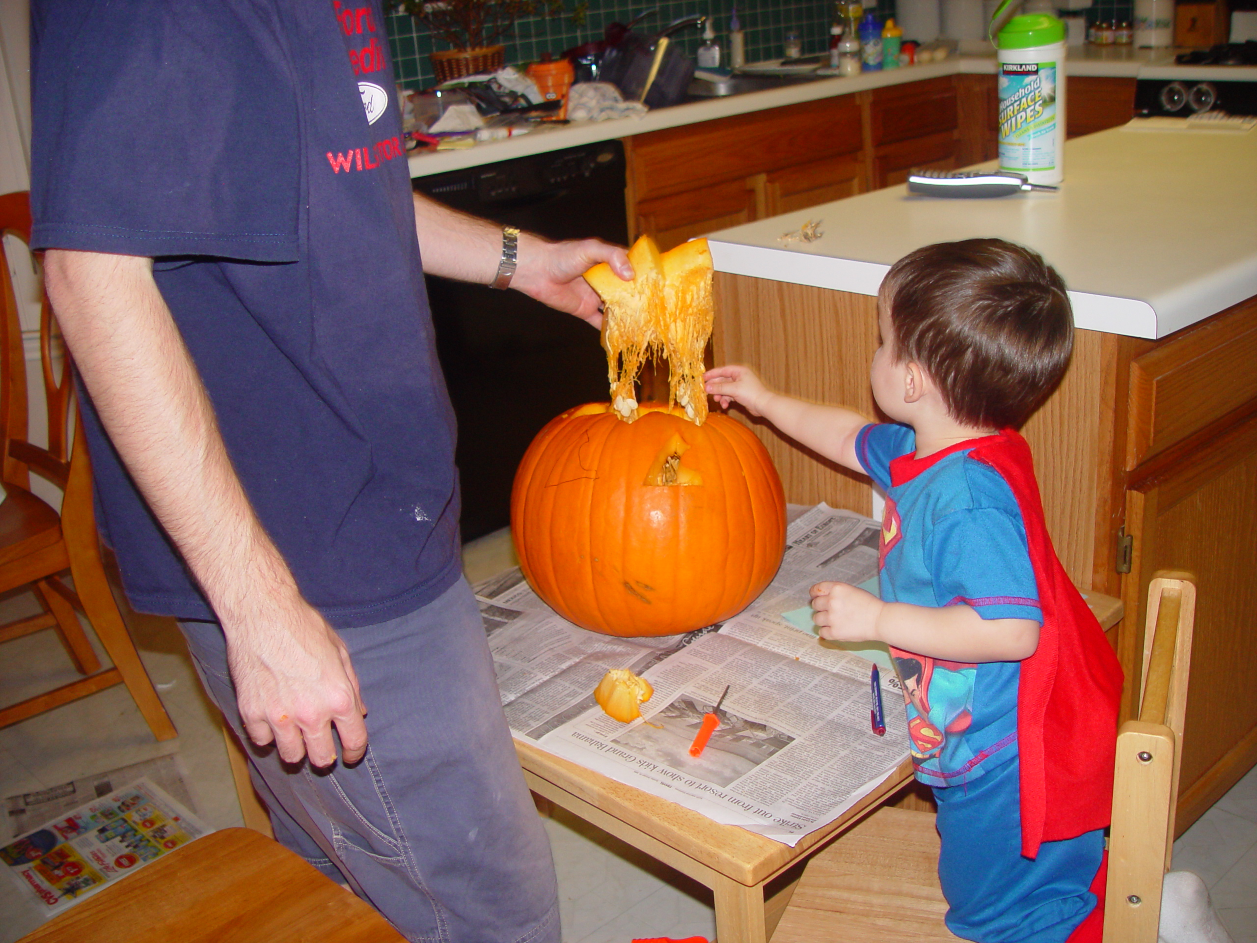 Halloween 2005 (Pumpkin Patch, Corn Maze, Carving Pumpkins, IBM. Halloween Party)