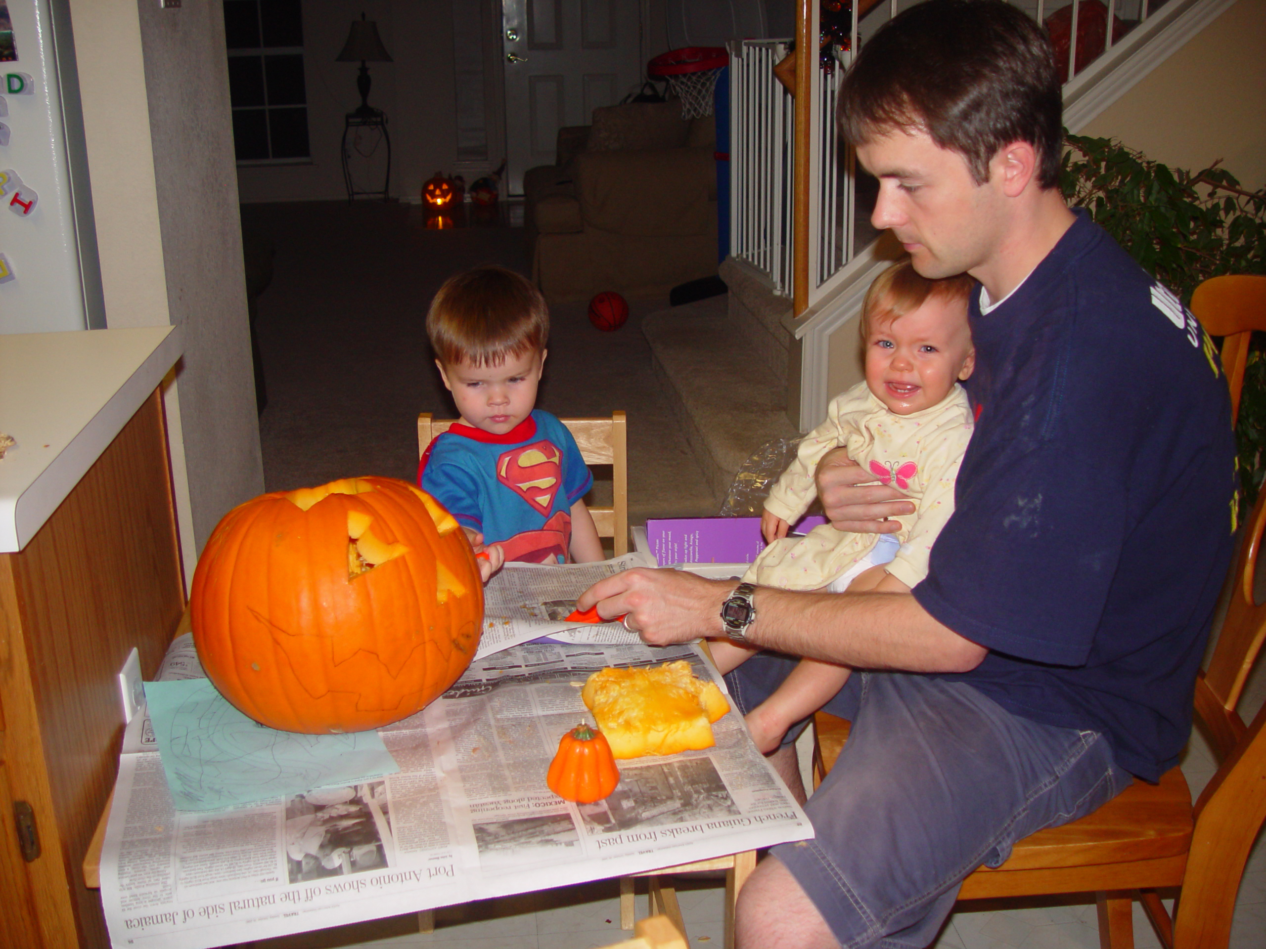 Halloween 2005 (Pumpkin Patch, Corn Maze, Carving Pumpkins, IBM. Halloween Party)