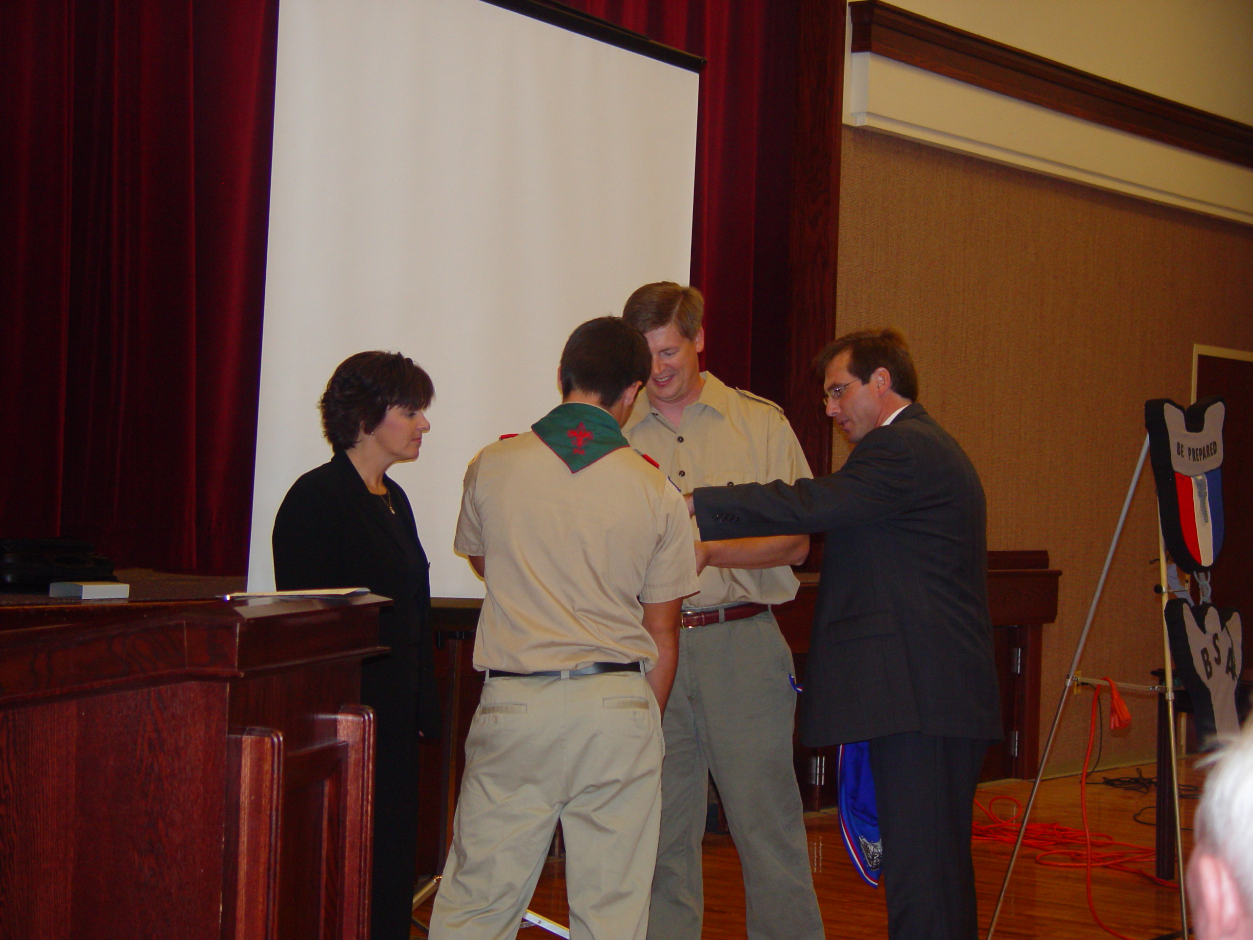 Scott Carlson's Eagle Court of Honor