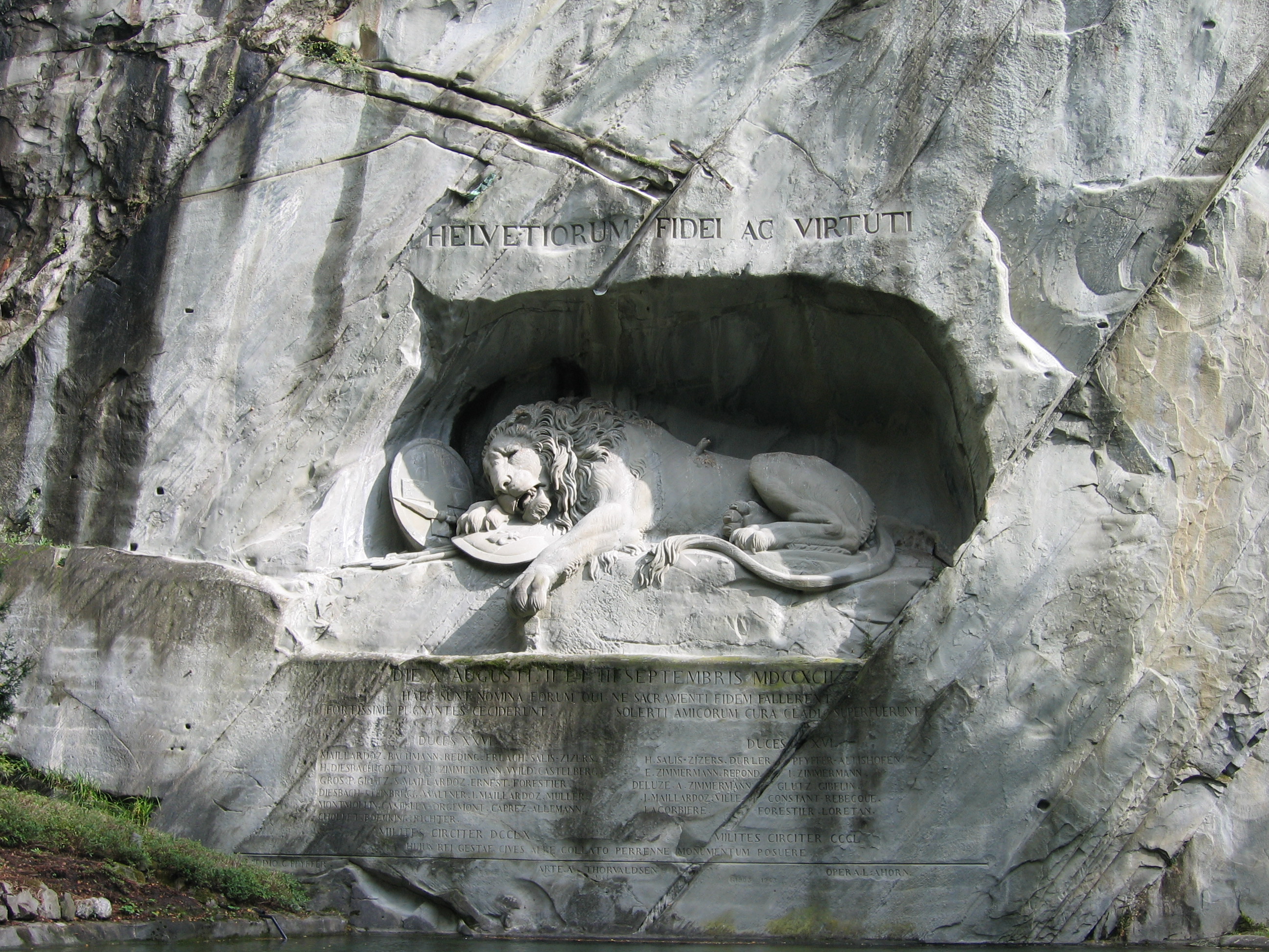 Europe Trip 2005 - Switzerland (Lucerne - The Lion Monument, Swiss Fondue, Scary Masks)