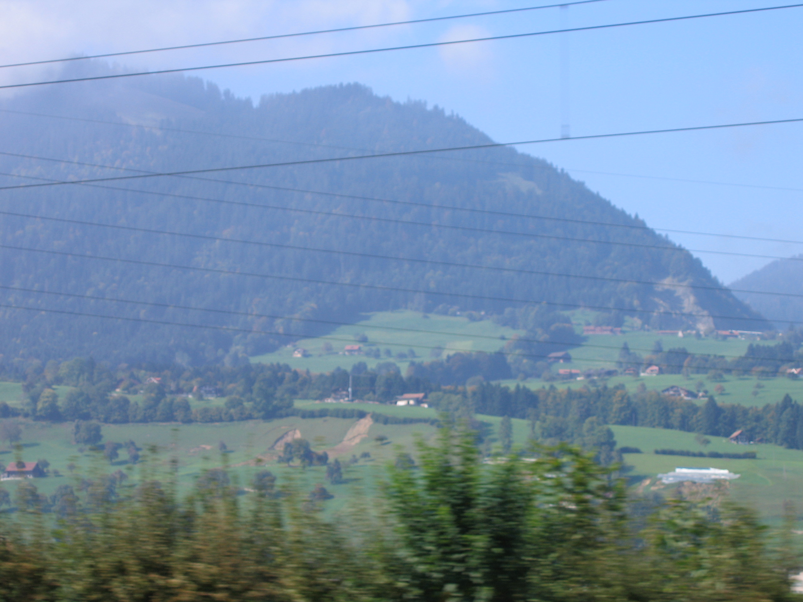 Europe Trip 2005 - Switzerland (Driving into the Alps)