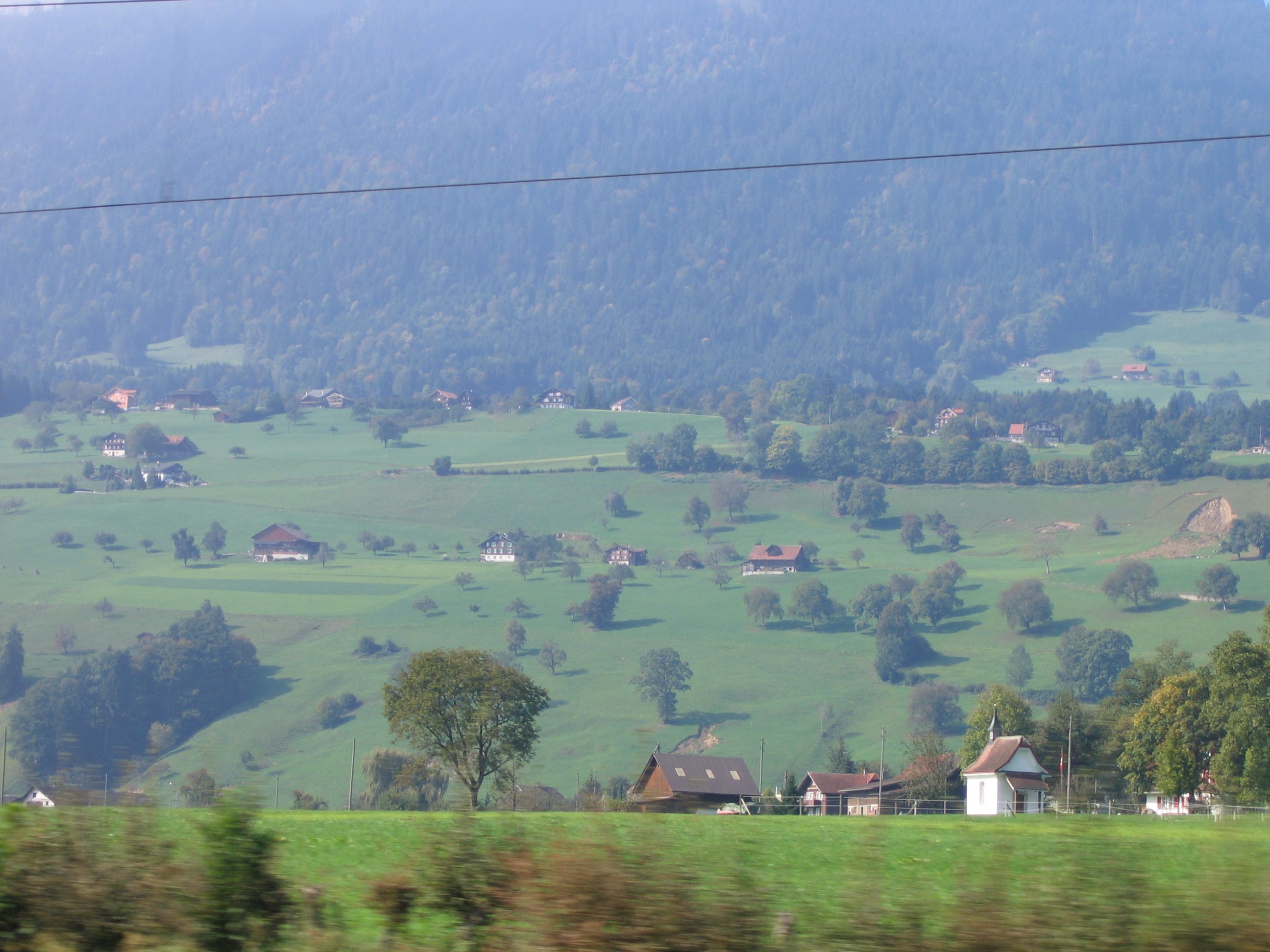 Europe Trip 2005 - Switzerland (Driving into the Alps)