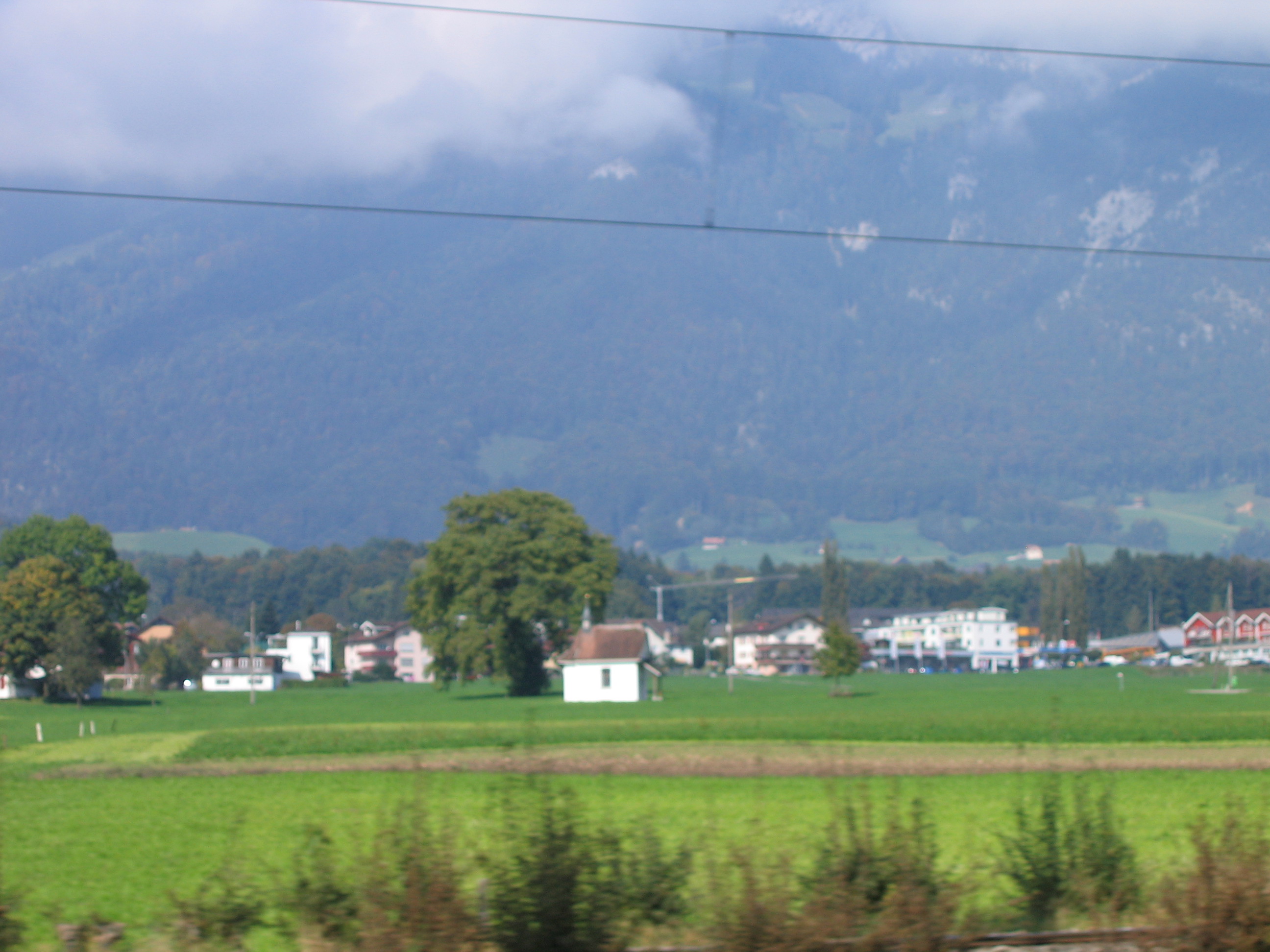 Europe Trip 2005 - Switzerland (Driving into the Alps)