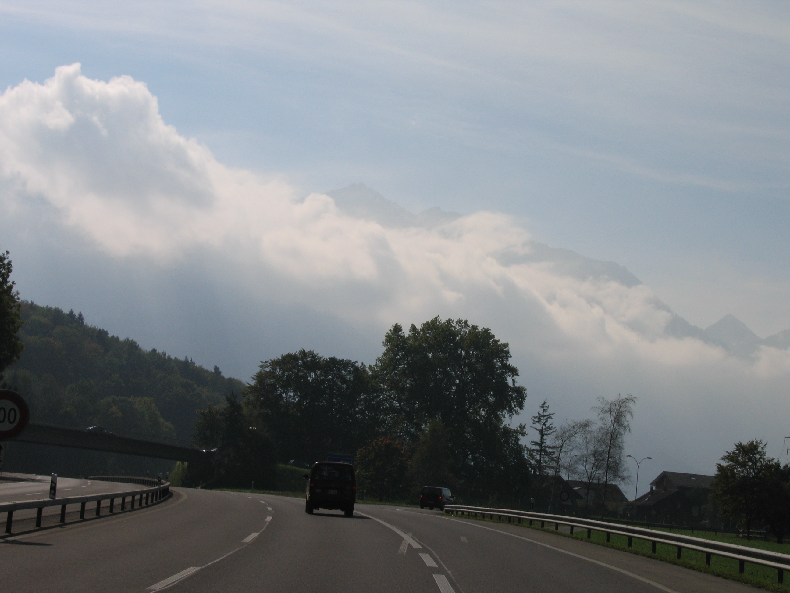 Europe Trip 2005 - Switzerland (Driving into the Alps)