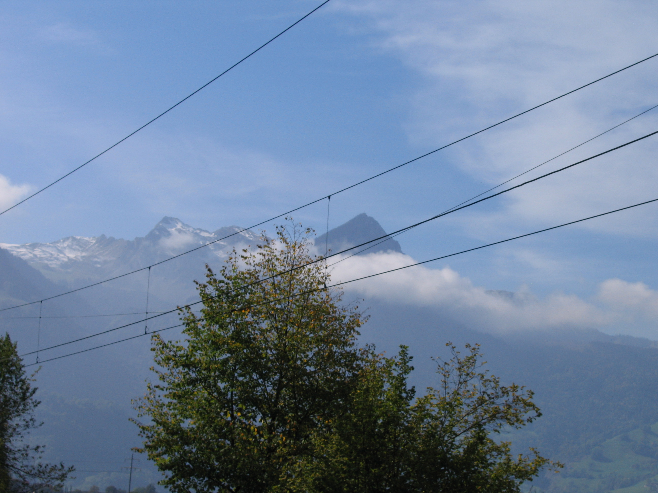 Europe Trip 2005 - Switzerland (Driving into the Alps)