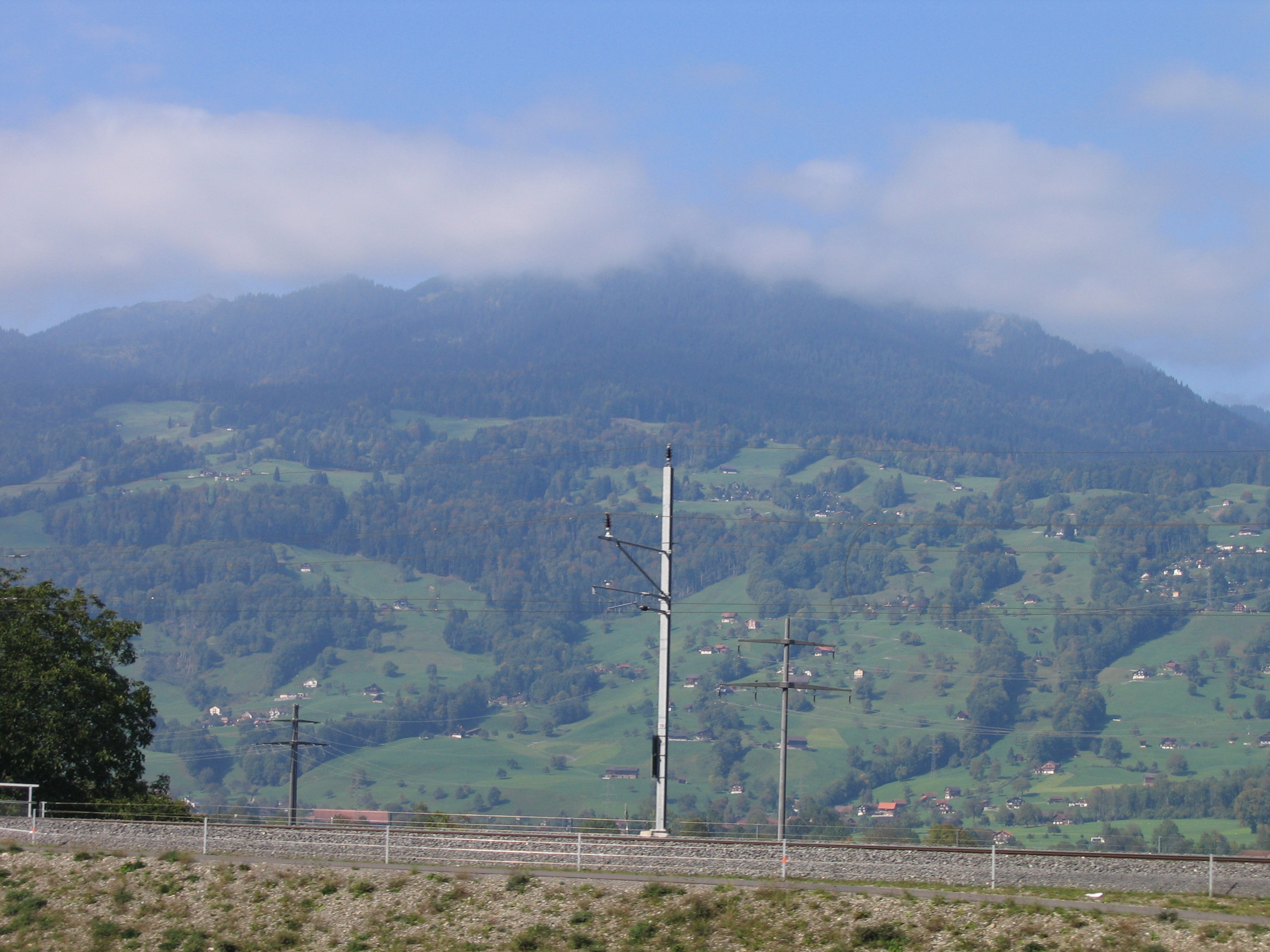 Europe Trip 2005 - Switzerland (Driving into the Alps)