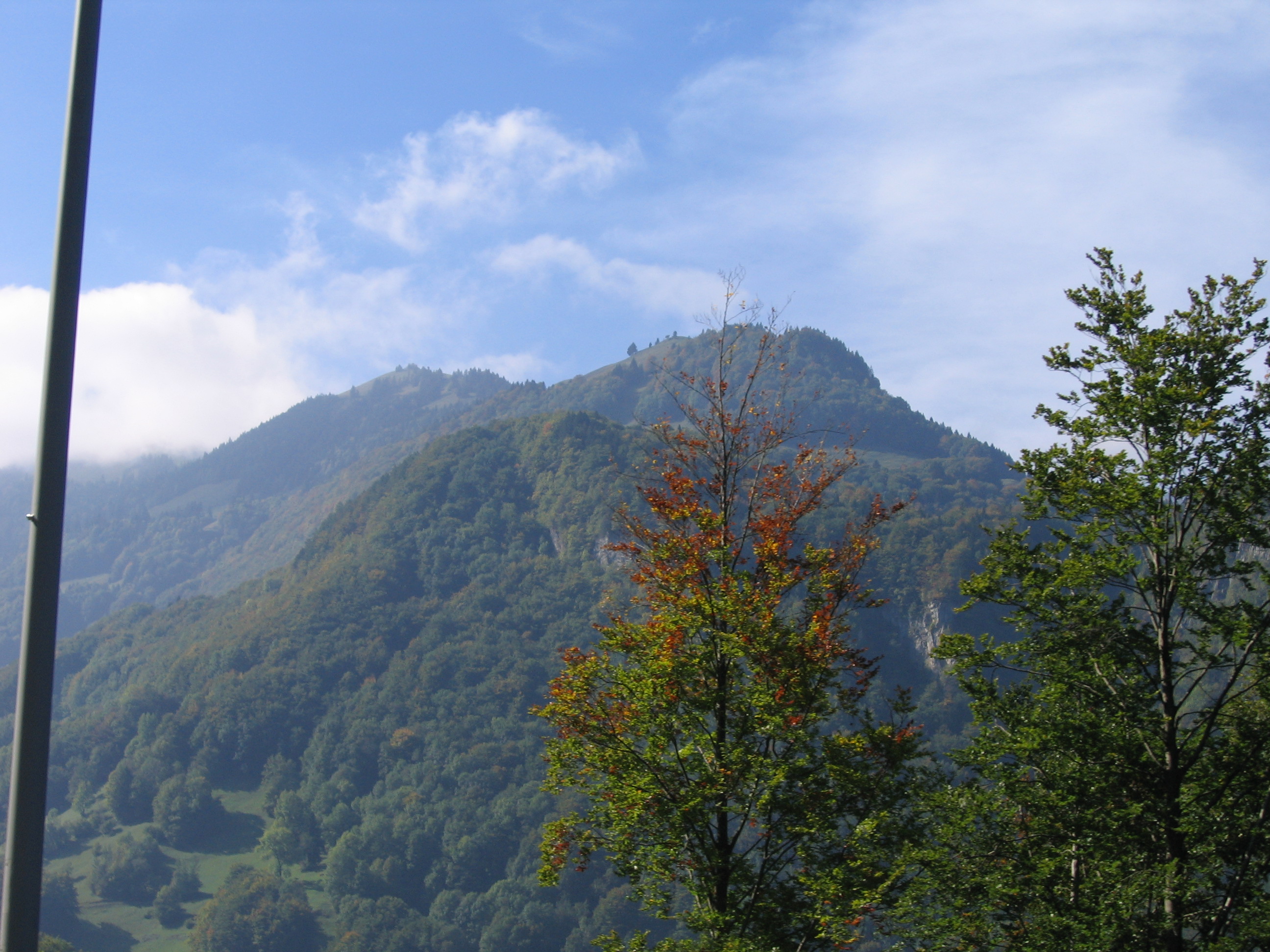 Europe Trip 2005 - Switzerland (Driving into the Alps)