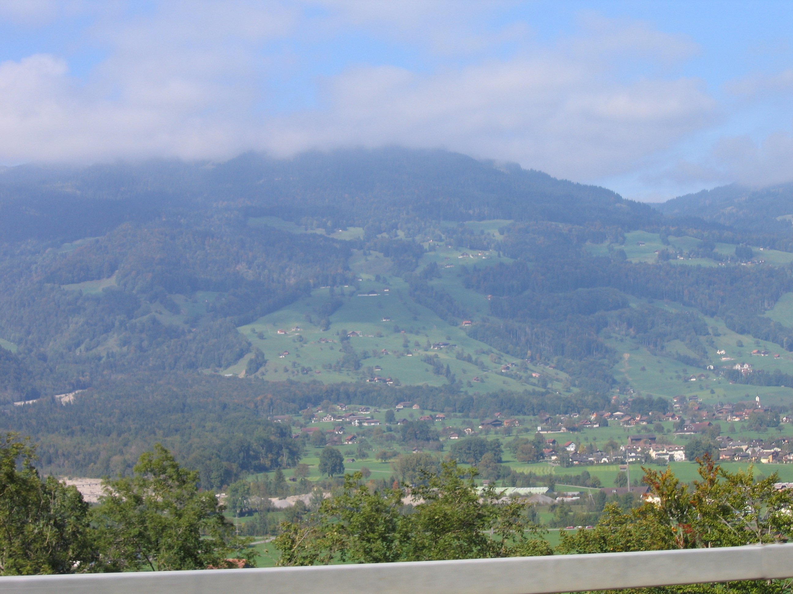 Europe Trip 2005 - Switzerland (Driving into the Alps)