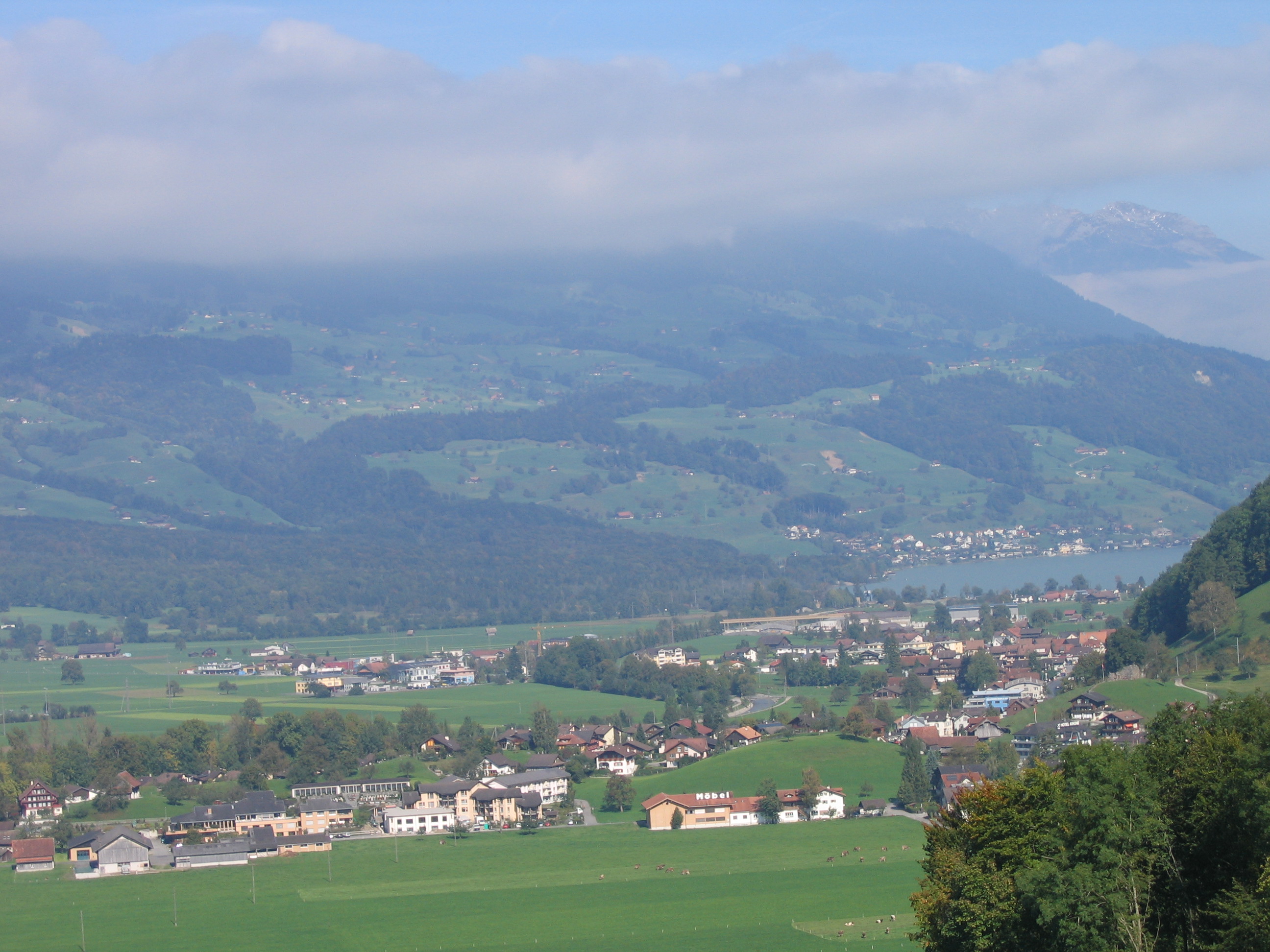 Europe Trip 2005 - Switzerland (Driving into the Alps)