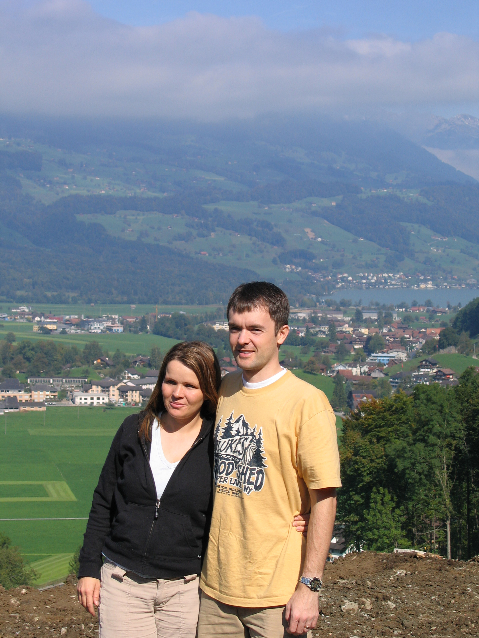 Europe Trip 2005 - Switzerland (Driving into the Alps)