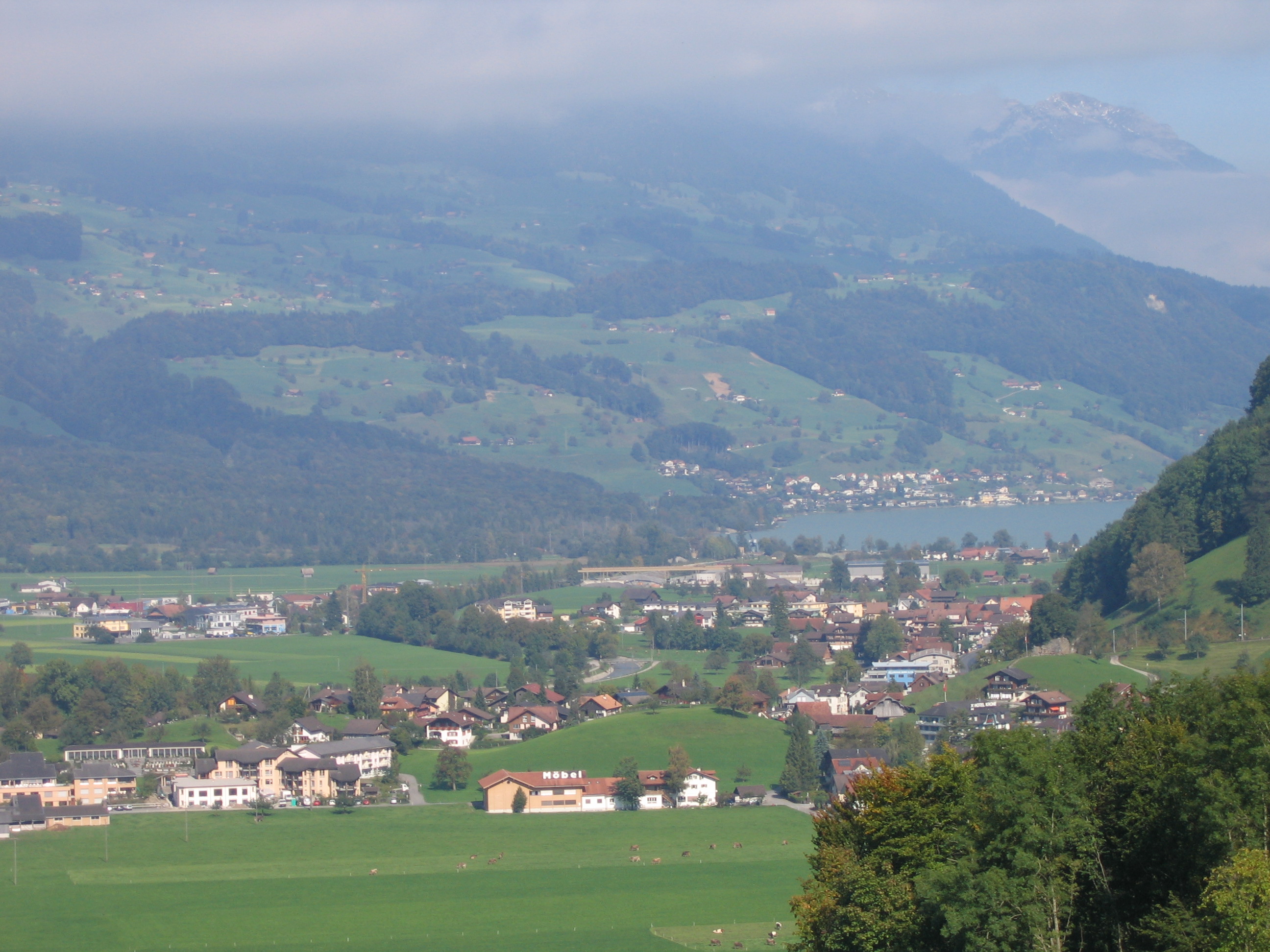 Europe Trip 2005 - Switzerland (Driving into the Alps)