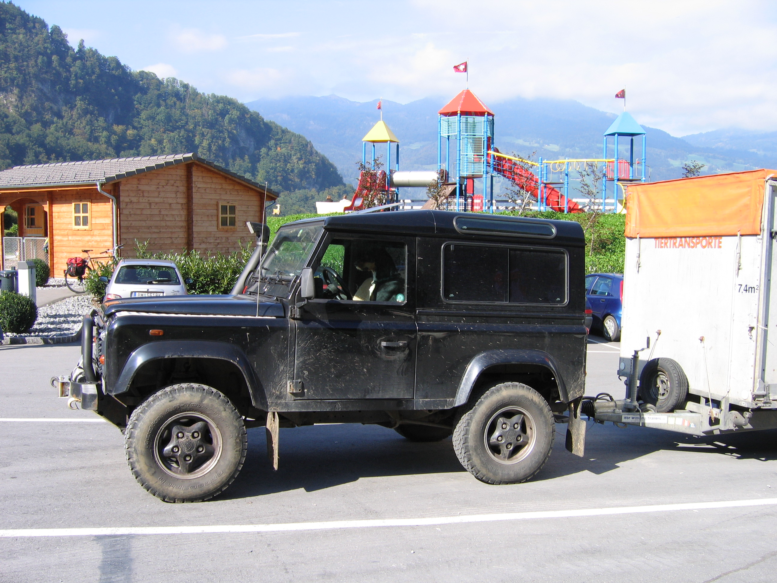 Europe Trip 2005 - Switzerland (Driving into the Alps)