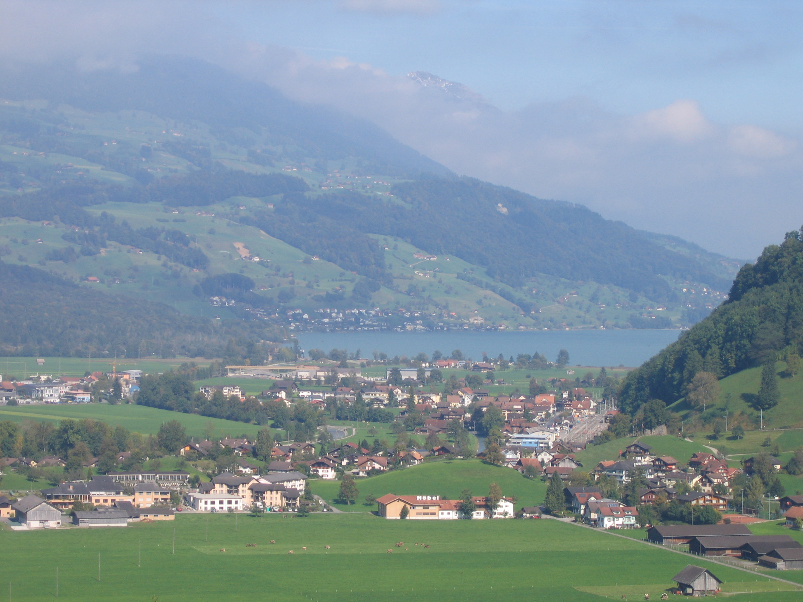 Europe Trip 2005 - Switzerland (Driving into the Alps)