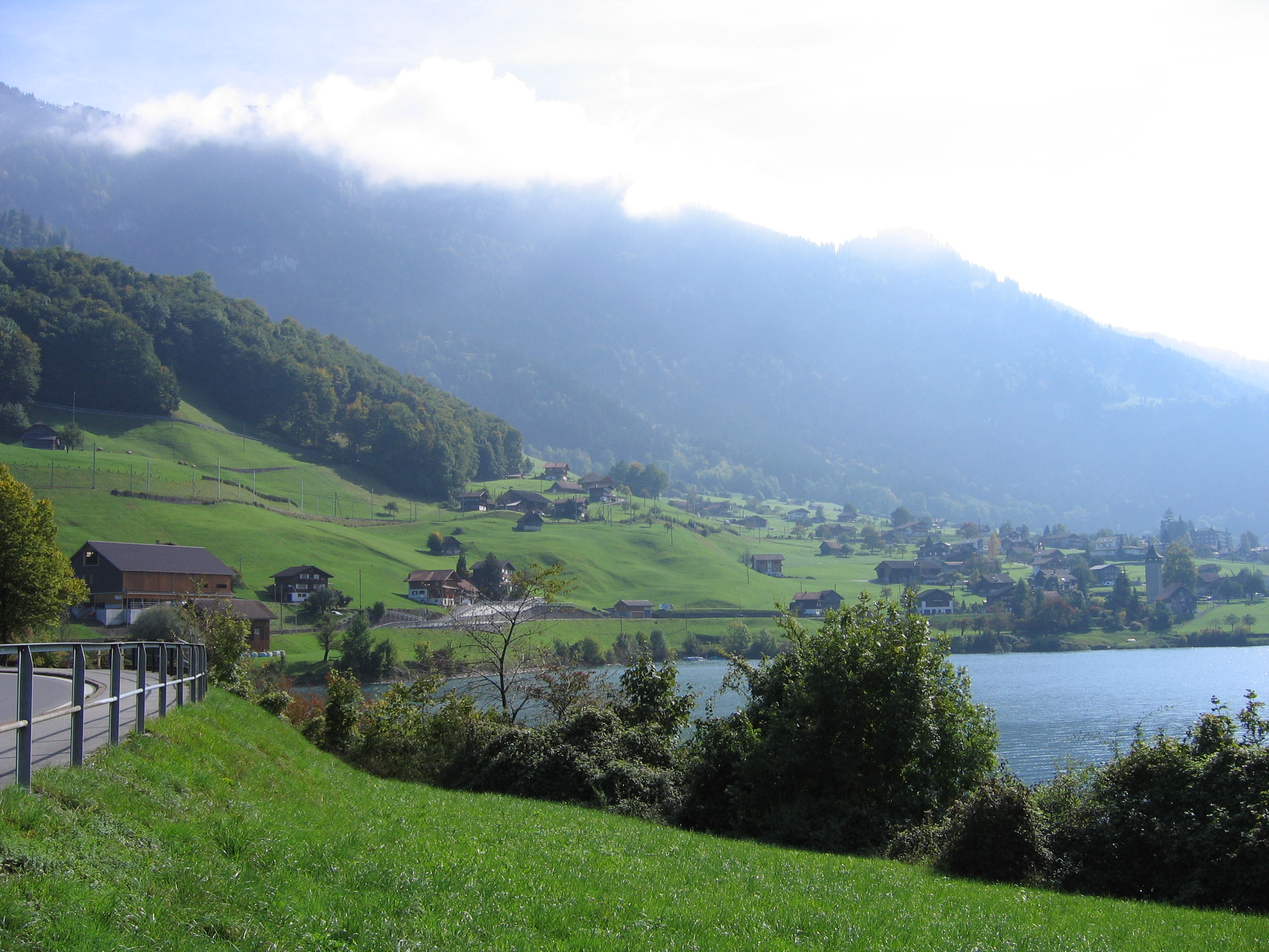 Europe Trip 2005 - Switzerland (Driving into the Alps)