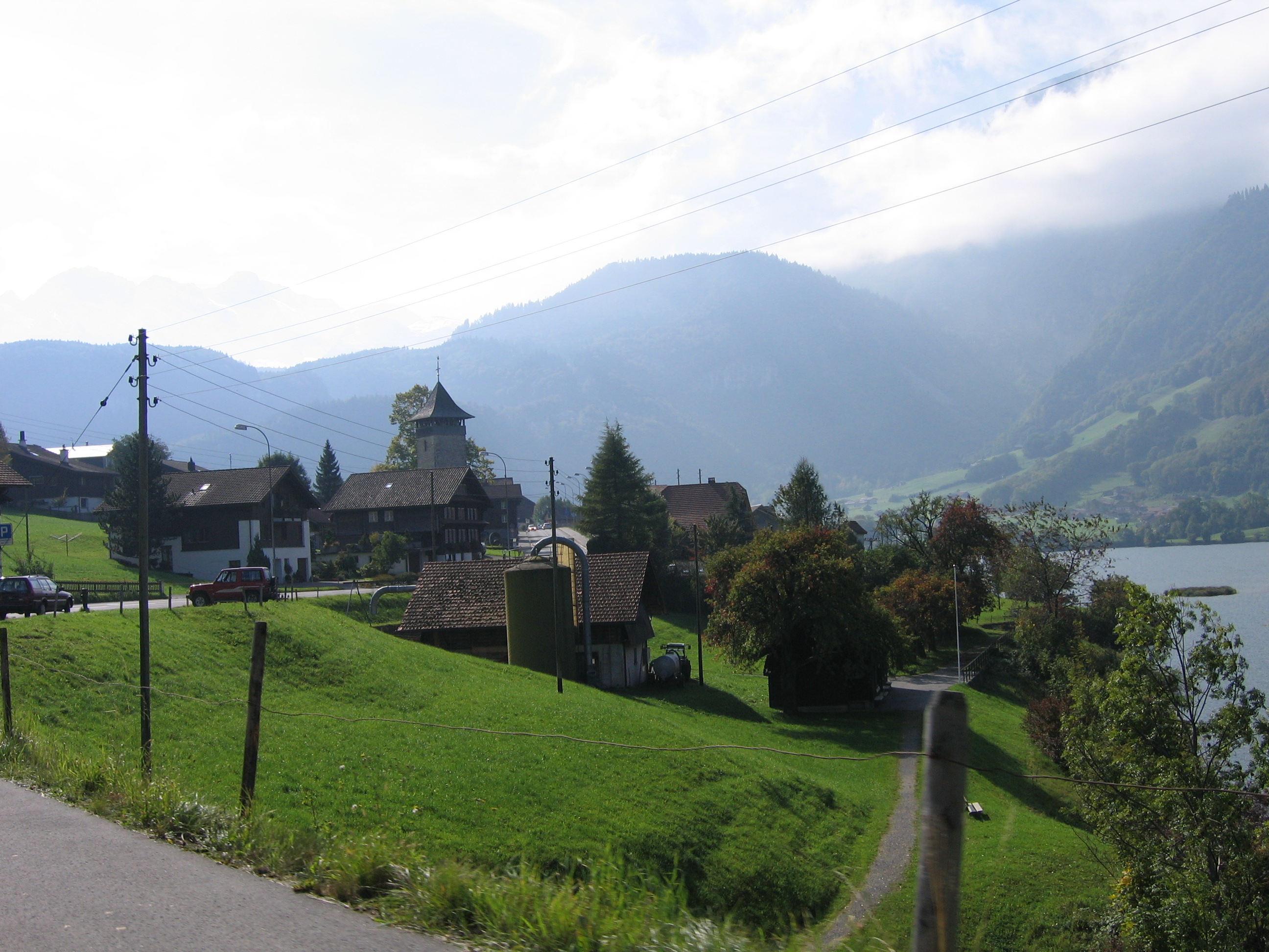 Europe Trip 2005 - Switzerland (Driving into the Alps)