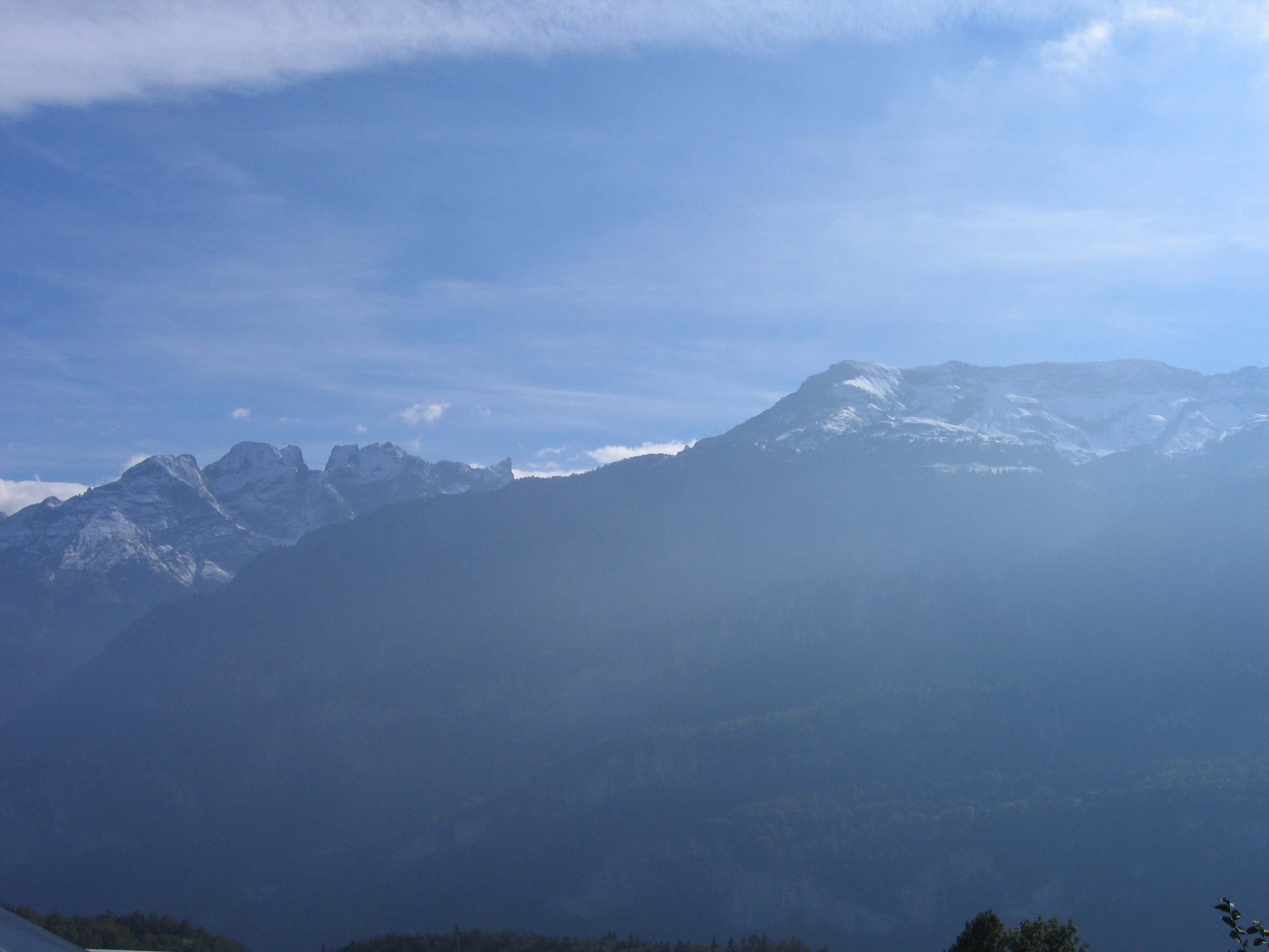 Europe Trip 2005 - Switzerland (Driving into the Alps)