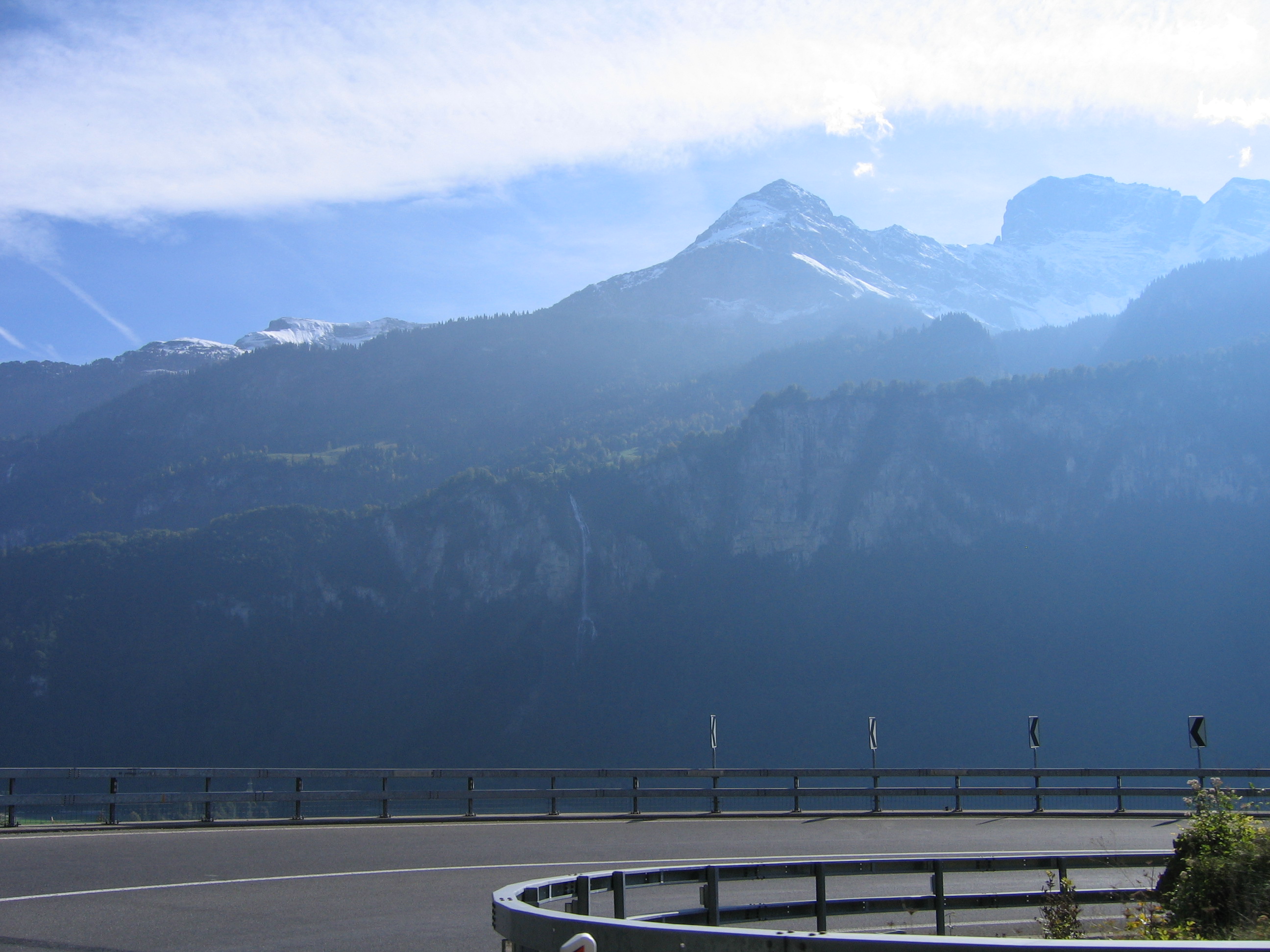 Europe Trip 2005 - Switzerland (Driving into the Alps)