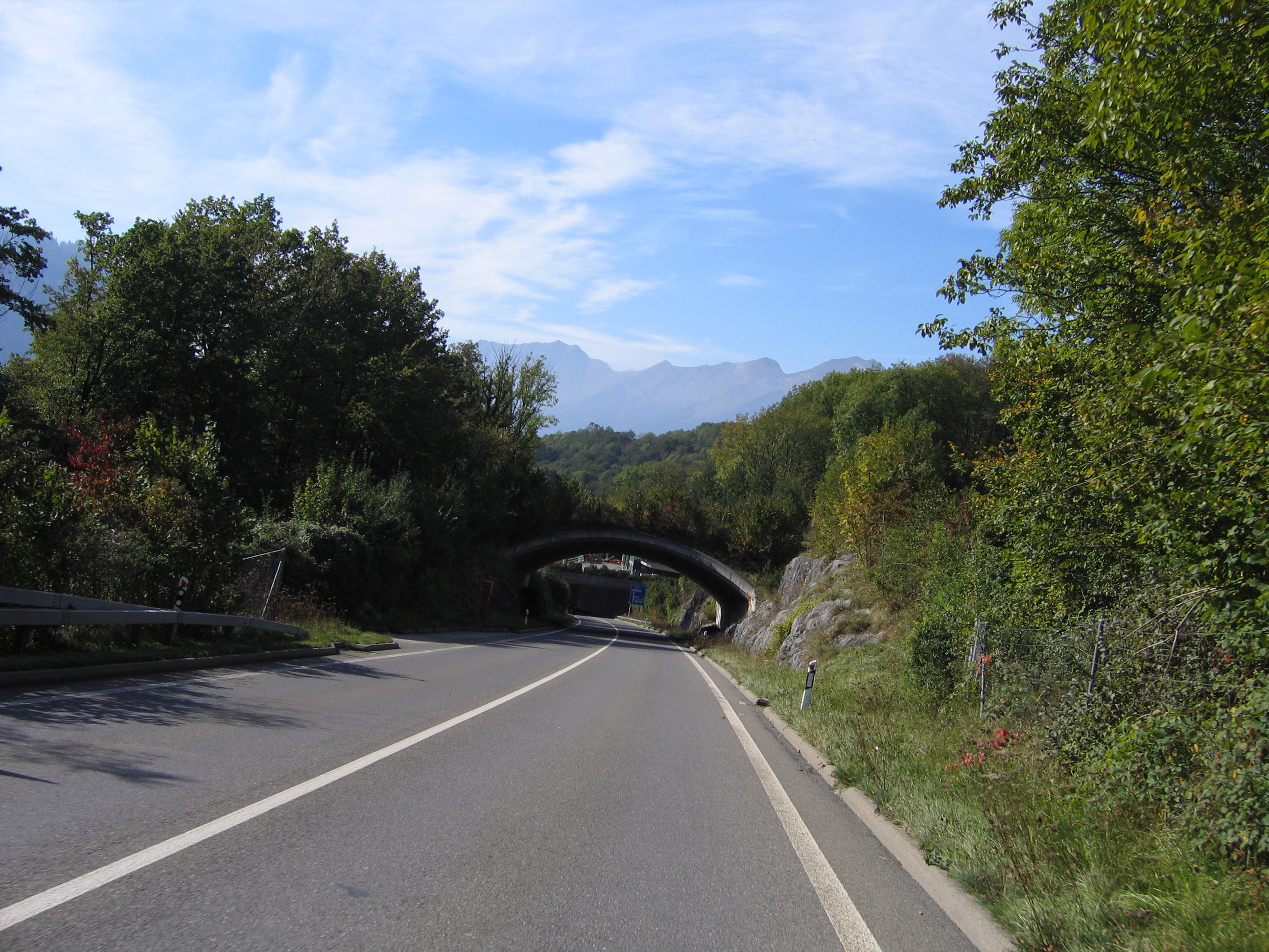 Europe Trip 2005 - Switzerland (Driving into the Alps)