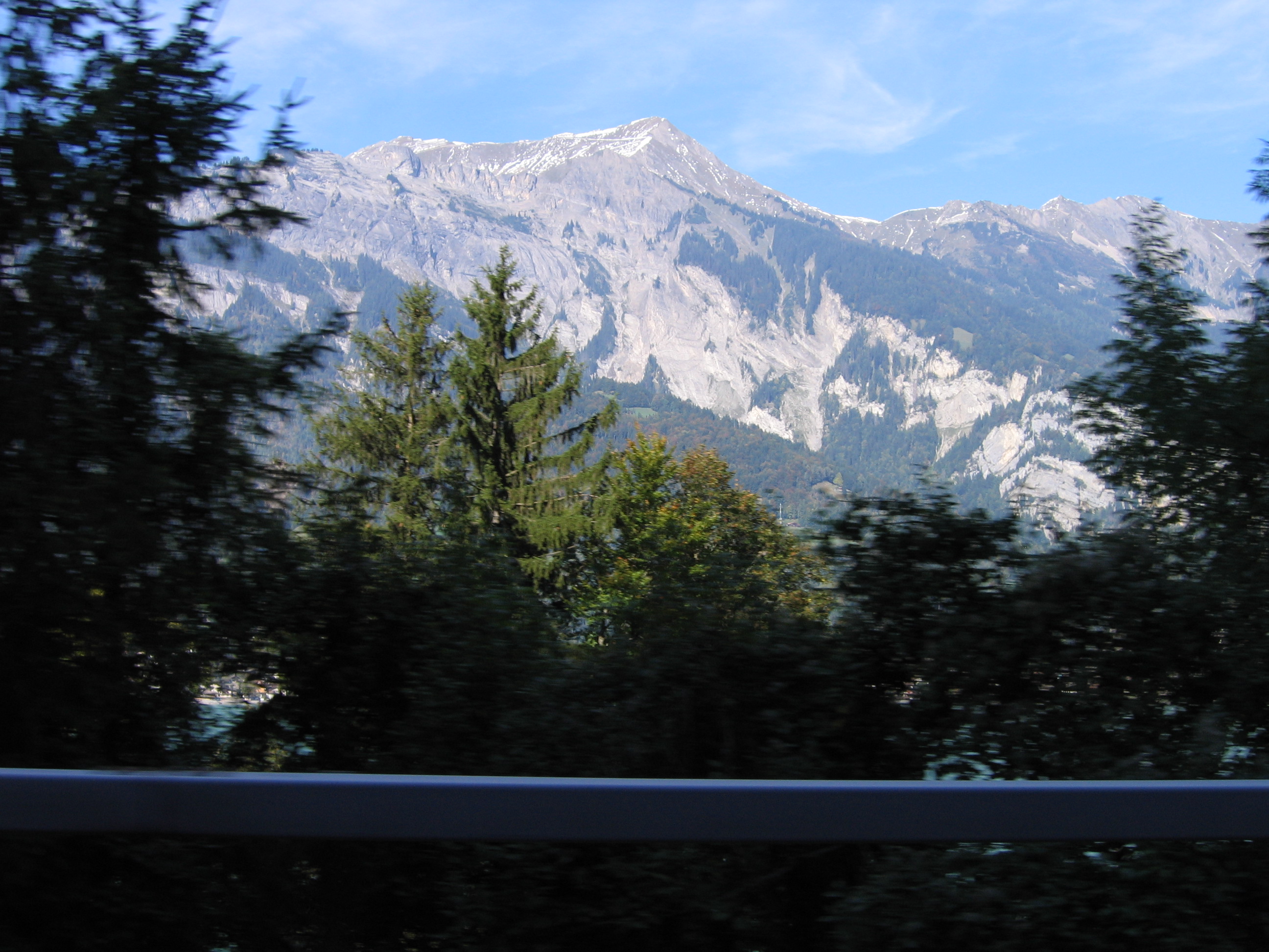 Europe Trip 2005 - Switzerland (Driving into the Alps)