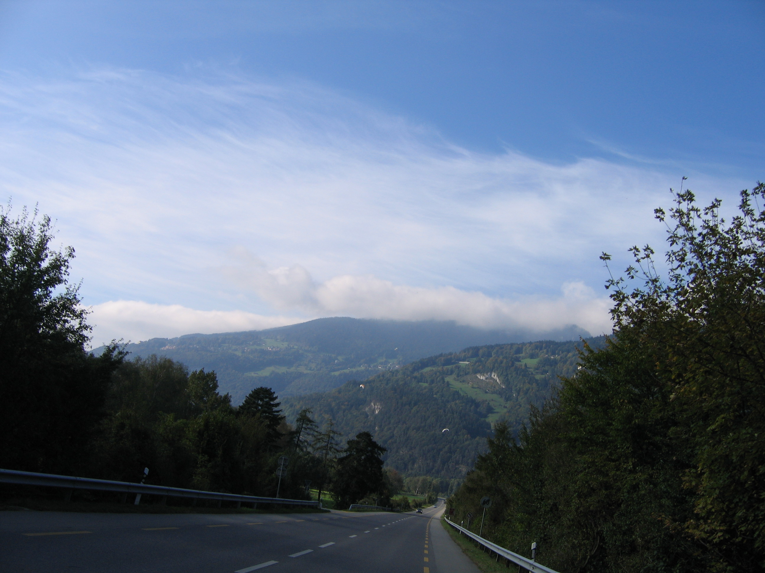 Europe Trip 2005 - Switzerland (Driving into the Alps)