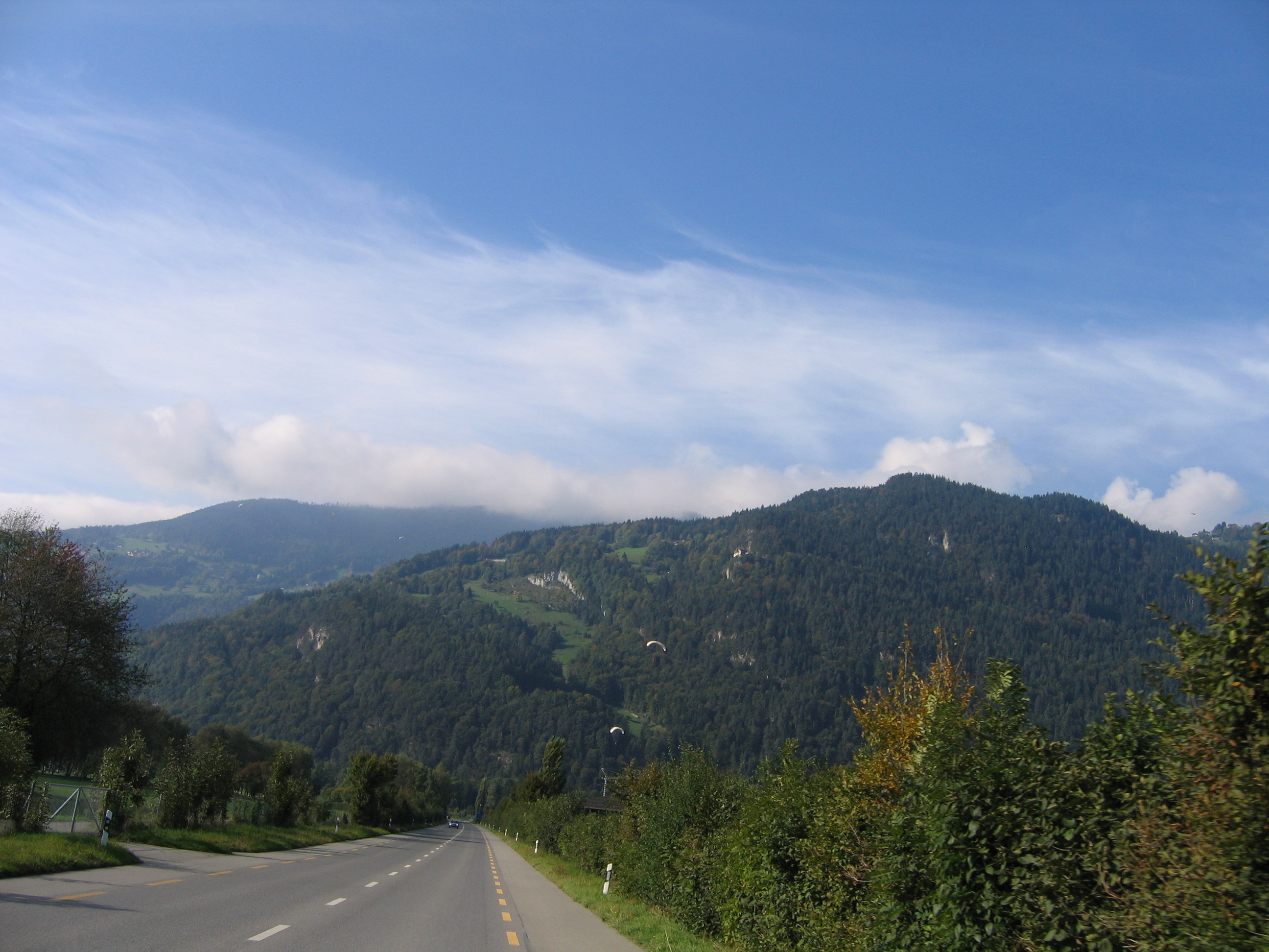 Europe Trip 2005 - Switzerland (Driving into the Alps)