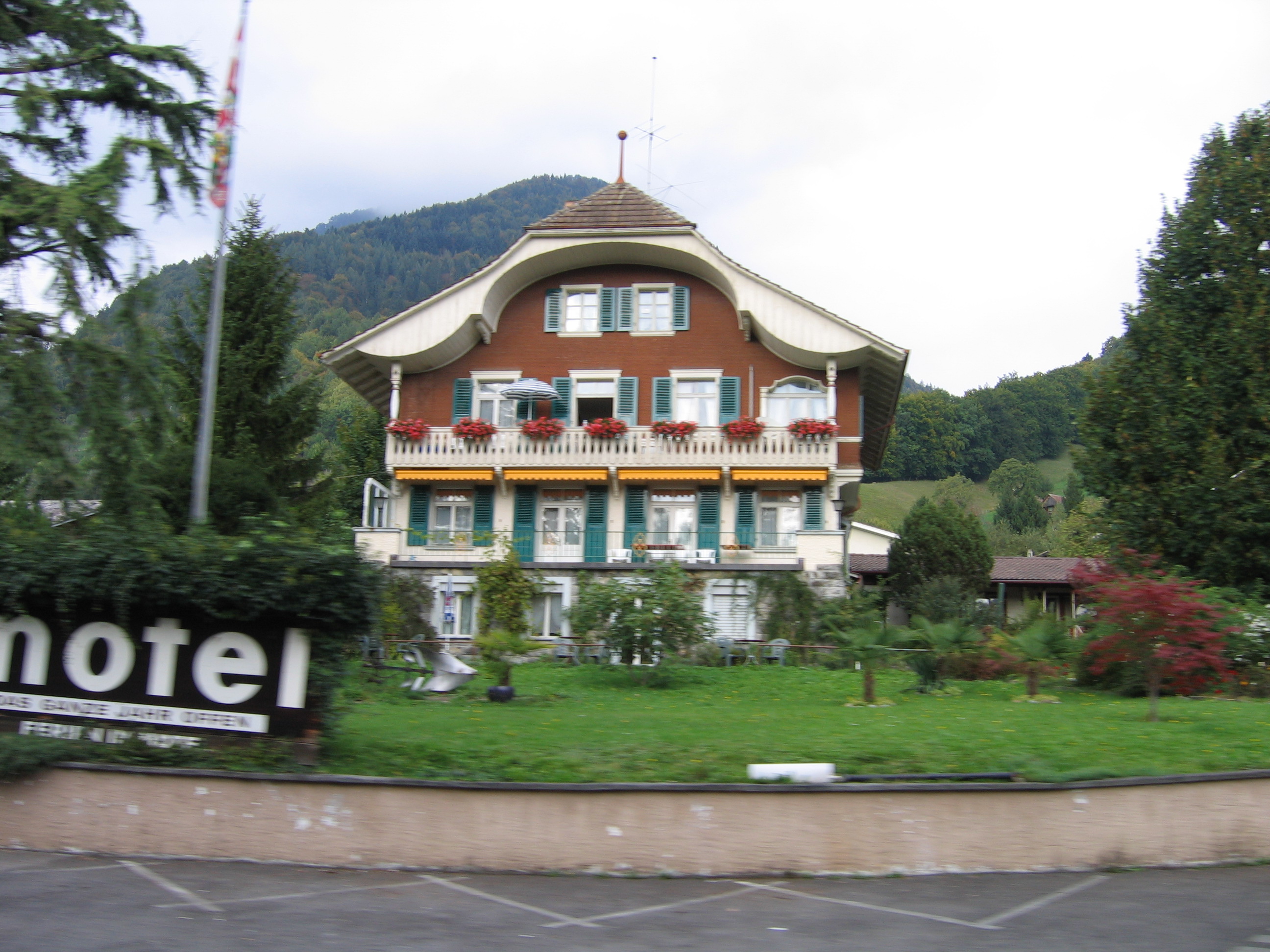 Europe Trip 2005 - Switzerland (Driving into the Alps)