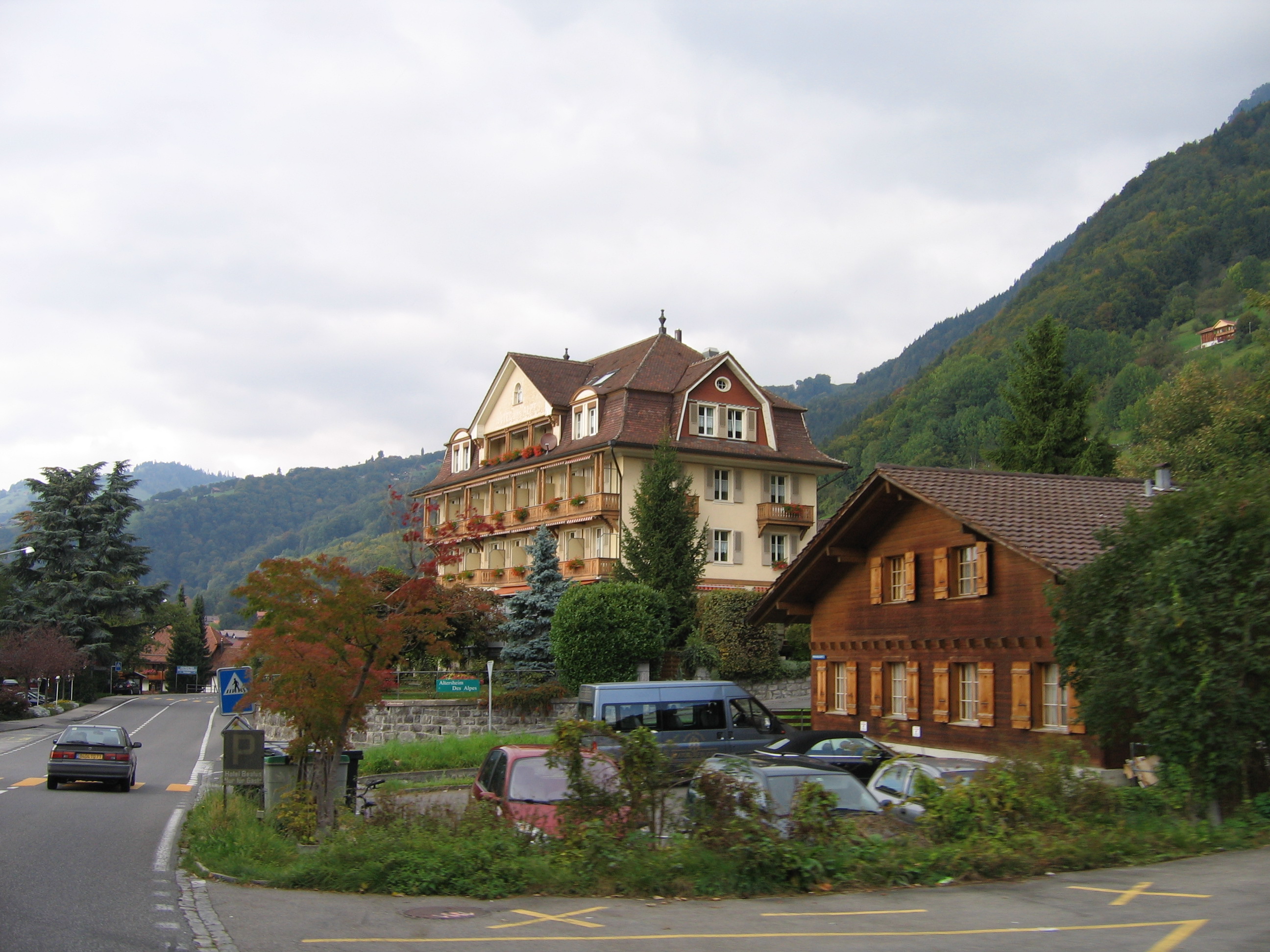 Europe Trip 2005 - Switzerland (Driving into the Alps)