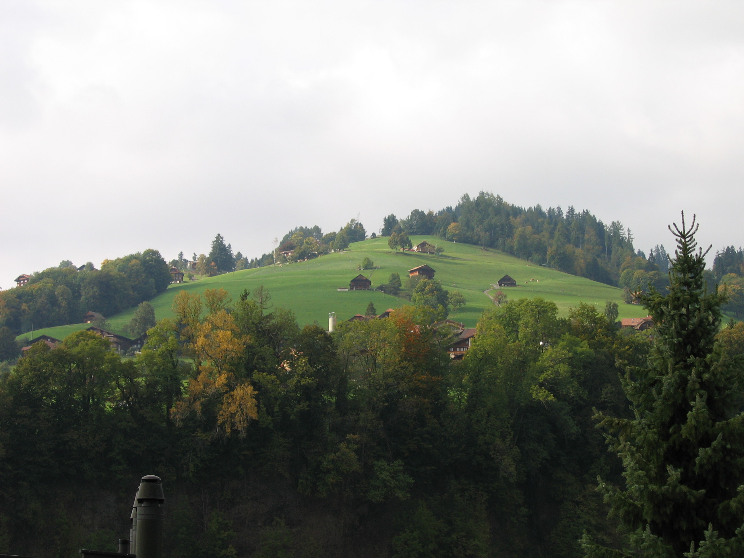 Europe Trip 2005 - Switzerland (Sigisvil - Lodge in the Alps, Swiss Cow Bells, Waterfall Hike, German Potato Salad, Spaetzle)