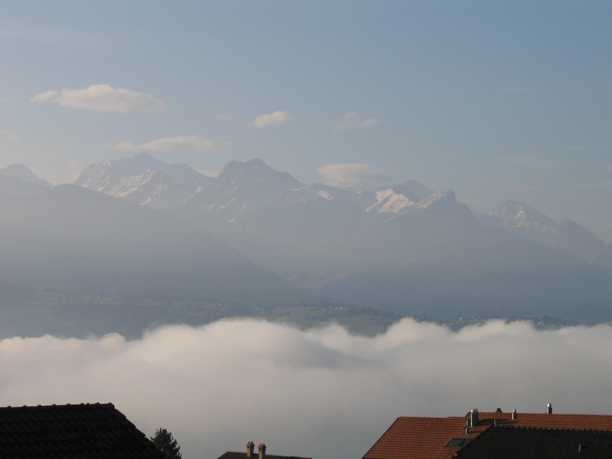 Europe Trip 2005 - Switzerland (Sigisvil - Lodge in the Alps, Swiss Cow Bells, Waterfall Hike, German Potato Salad, Spaetzle)