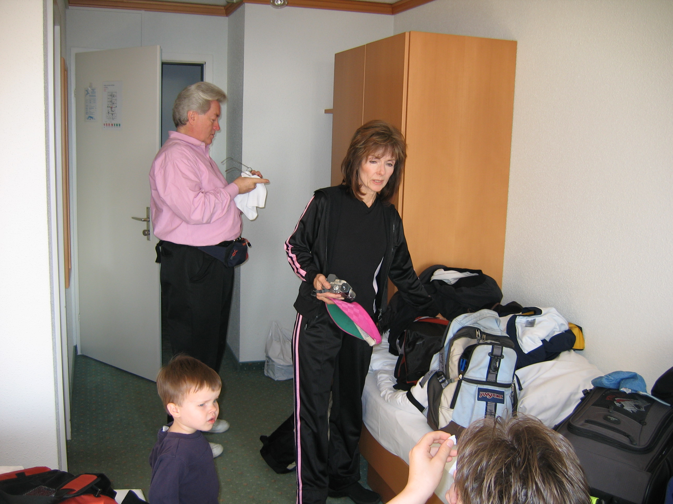 Europe Trip 2005 - Switzerland (Sigisvil - Lodge in the Alps, Swiss Cow Bells, Waterfall Hike, German Potato Salad, Spaetzle)