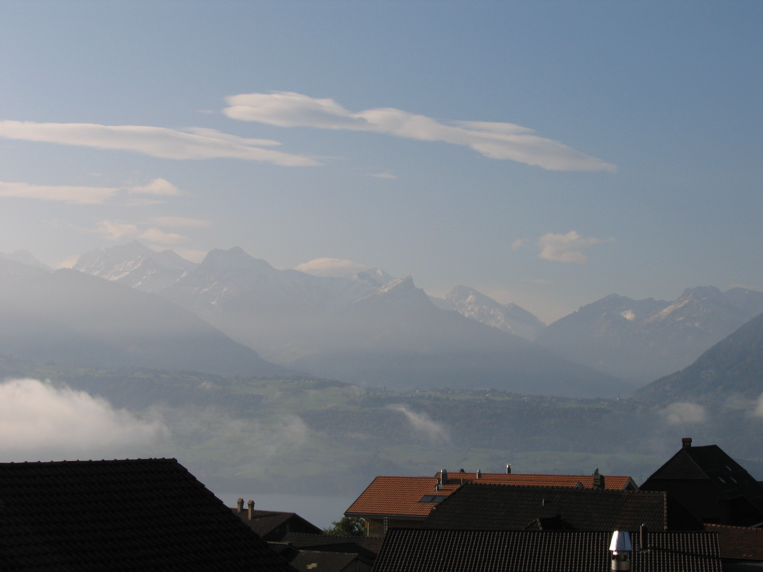 Europe Trip 2005 - Switzerland (Sigisvil - Lodge in the Alps, Swiss Cow Bells, Waterfall Hike, German Potato Salad, Spaetzle)