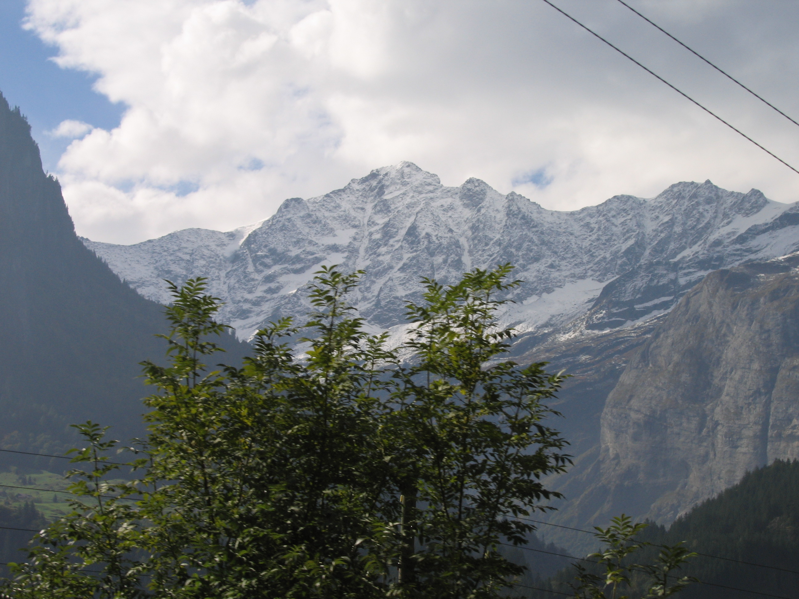 Europe Trip 2005 - Switzerland (Driving Over the Alps to Italy (Susten Pass), Playing in the Snow, Swiss Rest Stop Toilet)