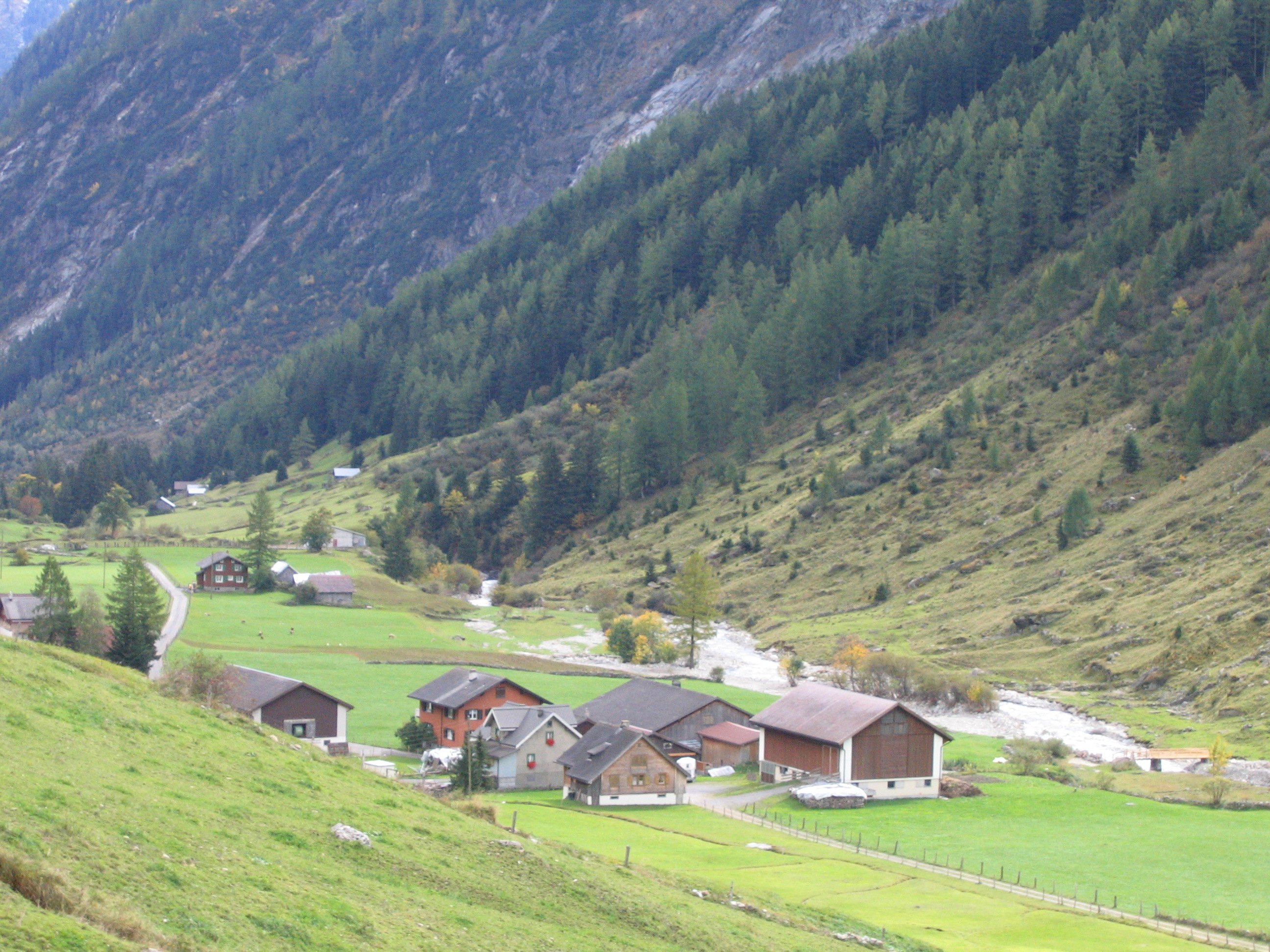 Europe Trip 2005 - Switzerland (Driving Over the Alps to Italy (Susten Pass), Playing in the Snow, Swiss Rest Stop Toilet)