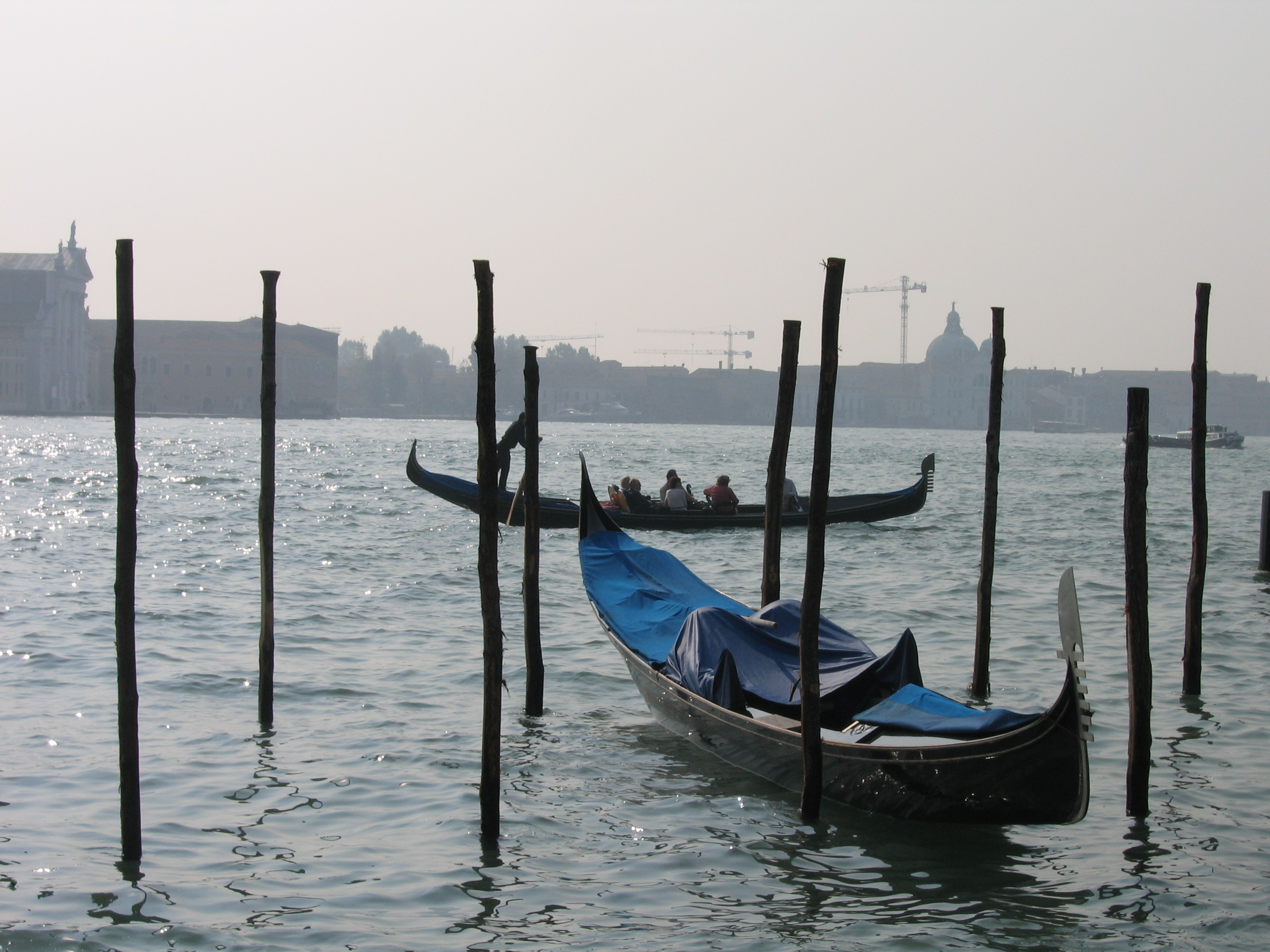 Europe Trip 2005 - Italy (Venice - Pigeons, St Mark's Basilica / Square / Clocktower, Gondola Ride, Gelato)