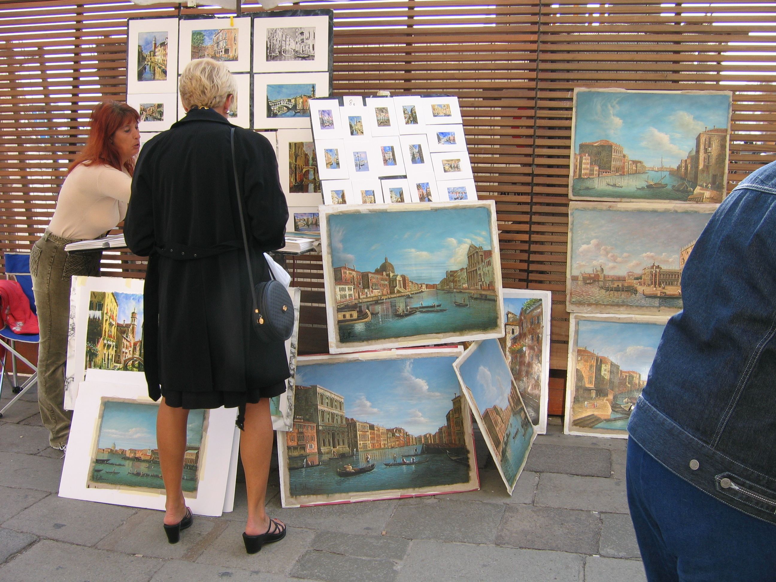 Europe Trip 2005 - Italy (Venice - Pigeons, St Mark's Basilica / Square / Clocktower, Gondola Ride, Gelato)