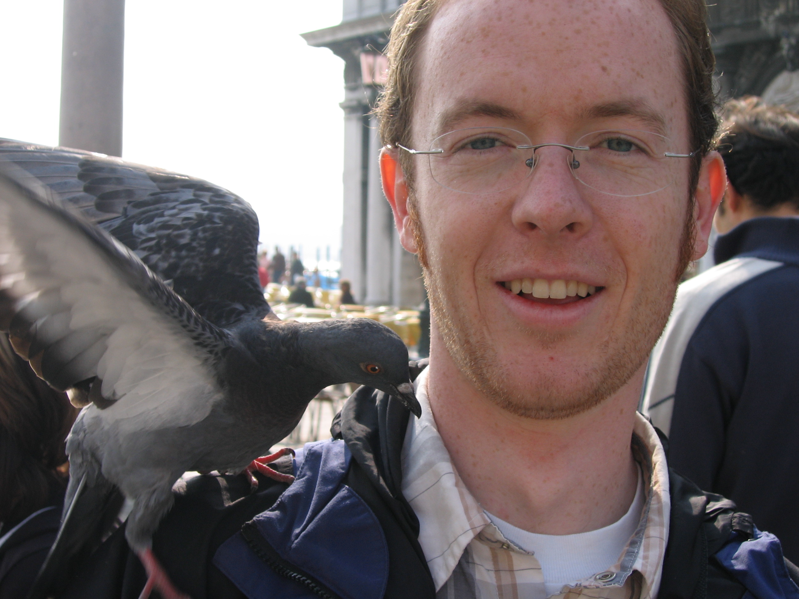Europe Trip 2005 - Italy (Venice - Pigeons, St Mark's Basilica / Square / Clocktower, Gondola Ride, Gelato)