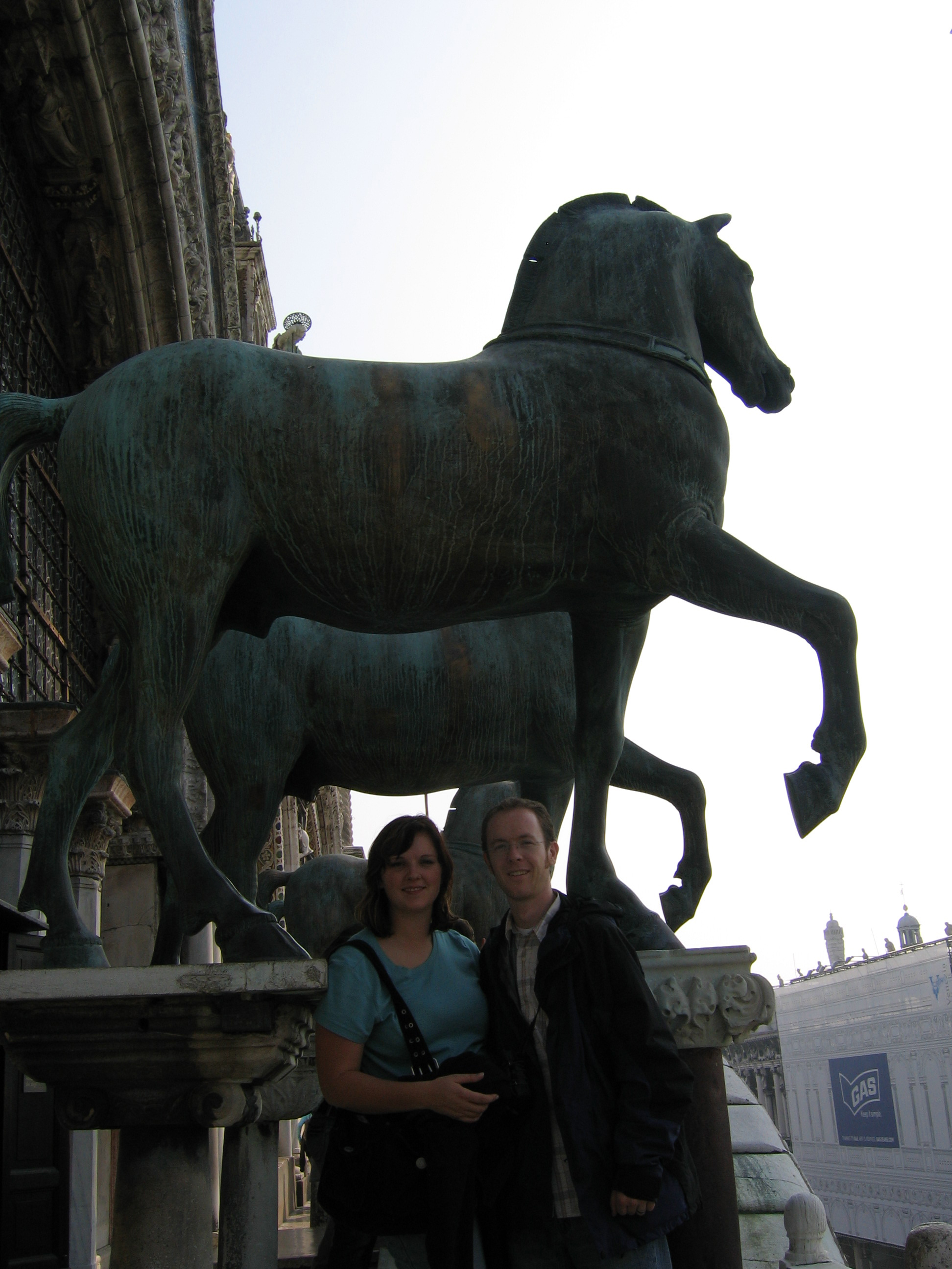 Europe Trip 2005 - Italy (Venice - Pigeons, St Mark's Basilica / Square / Clocktower, Gondola Ride, Gelato)