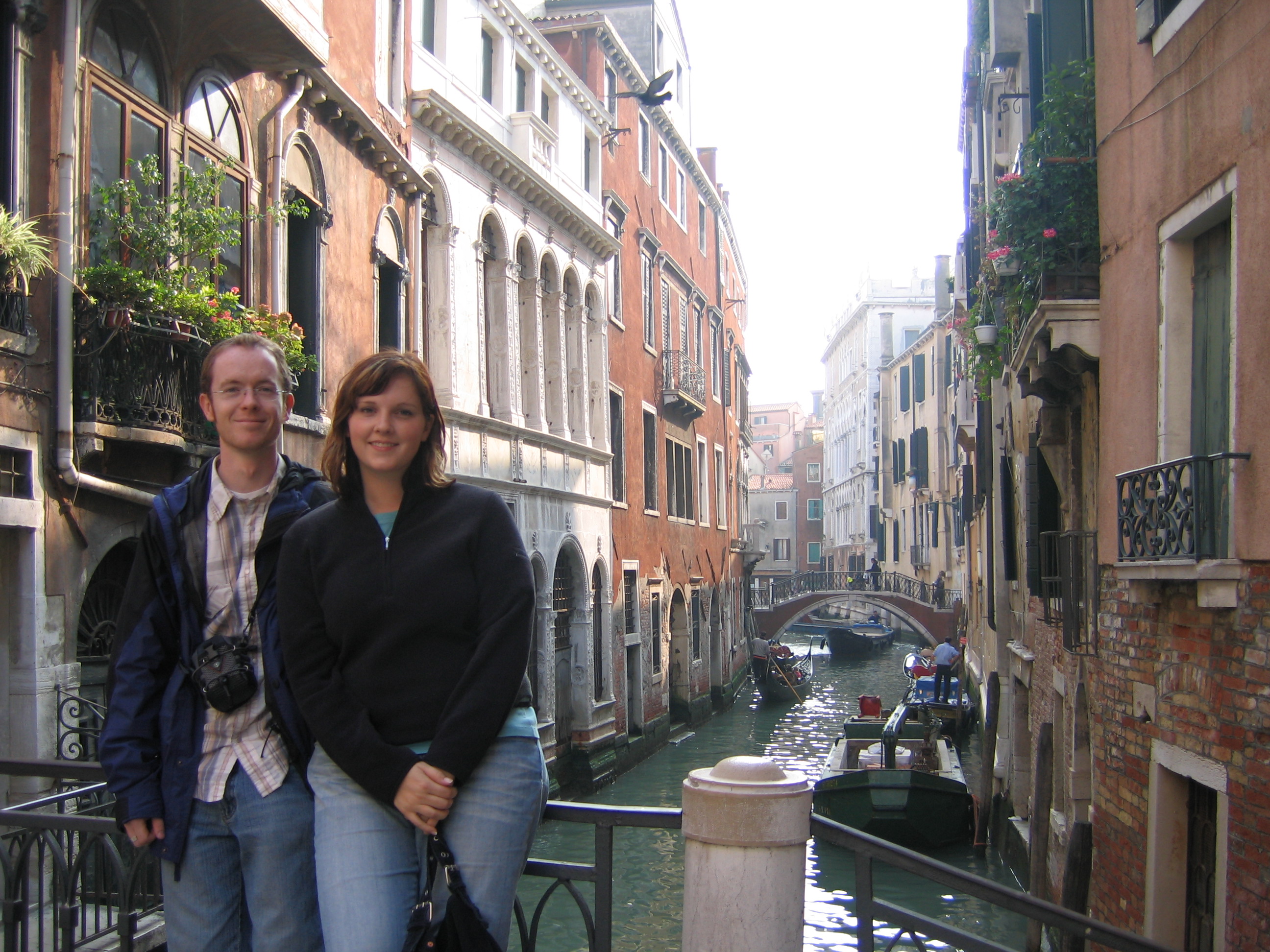 Europe Trip 2005 - Italy (Venice - Pigeons, St Mark's Basilica / Square / Clocktower, Gondola Ride, Gelato)