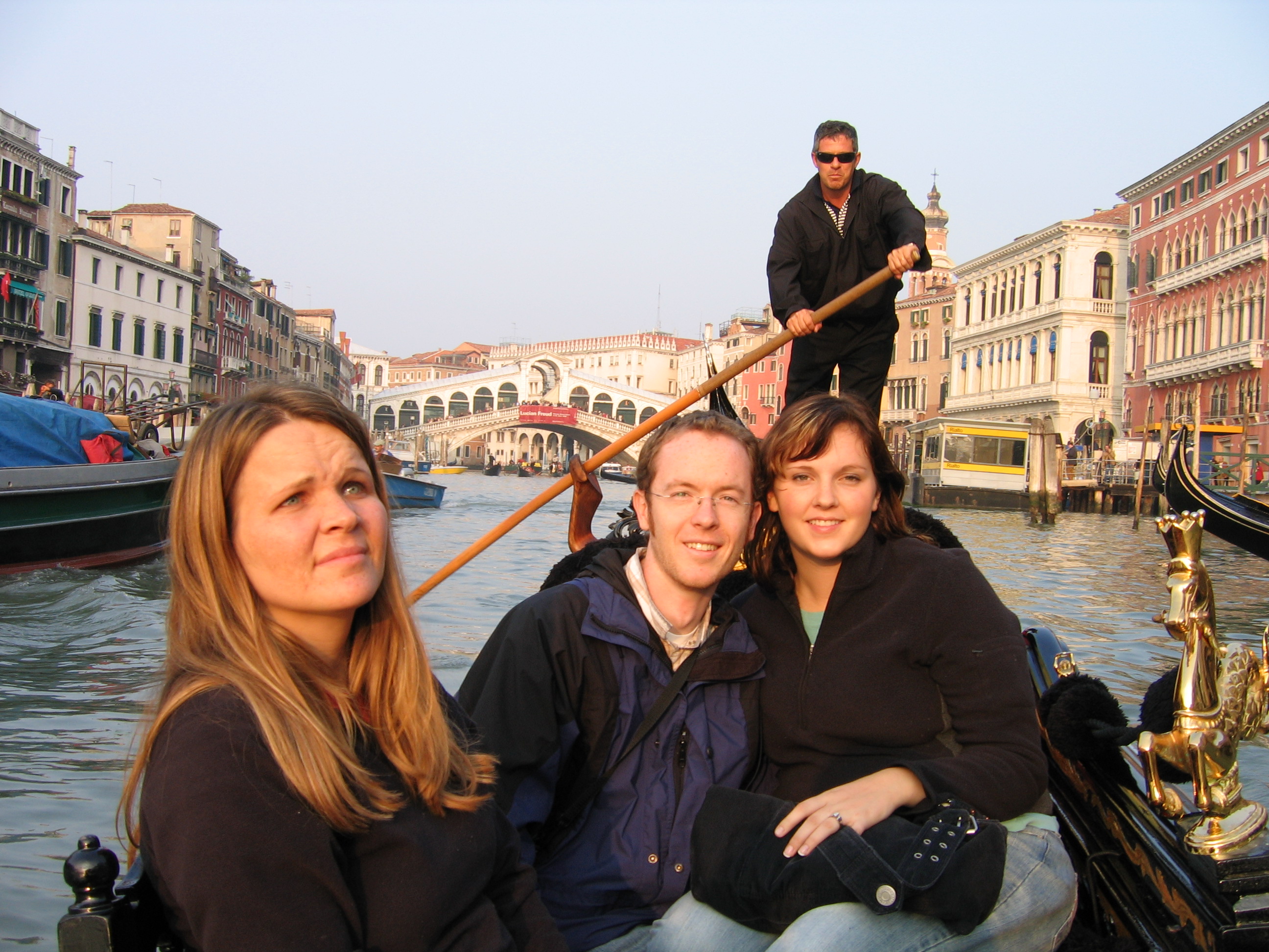 Europe Trip 2005 - Italy (Venice - Pigeons, St Mark's Basilica / Square / Clocktower, Gondola Ride, Gelato)