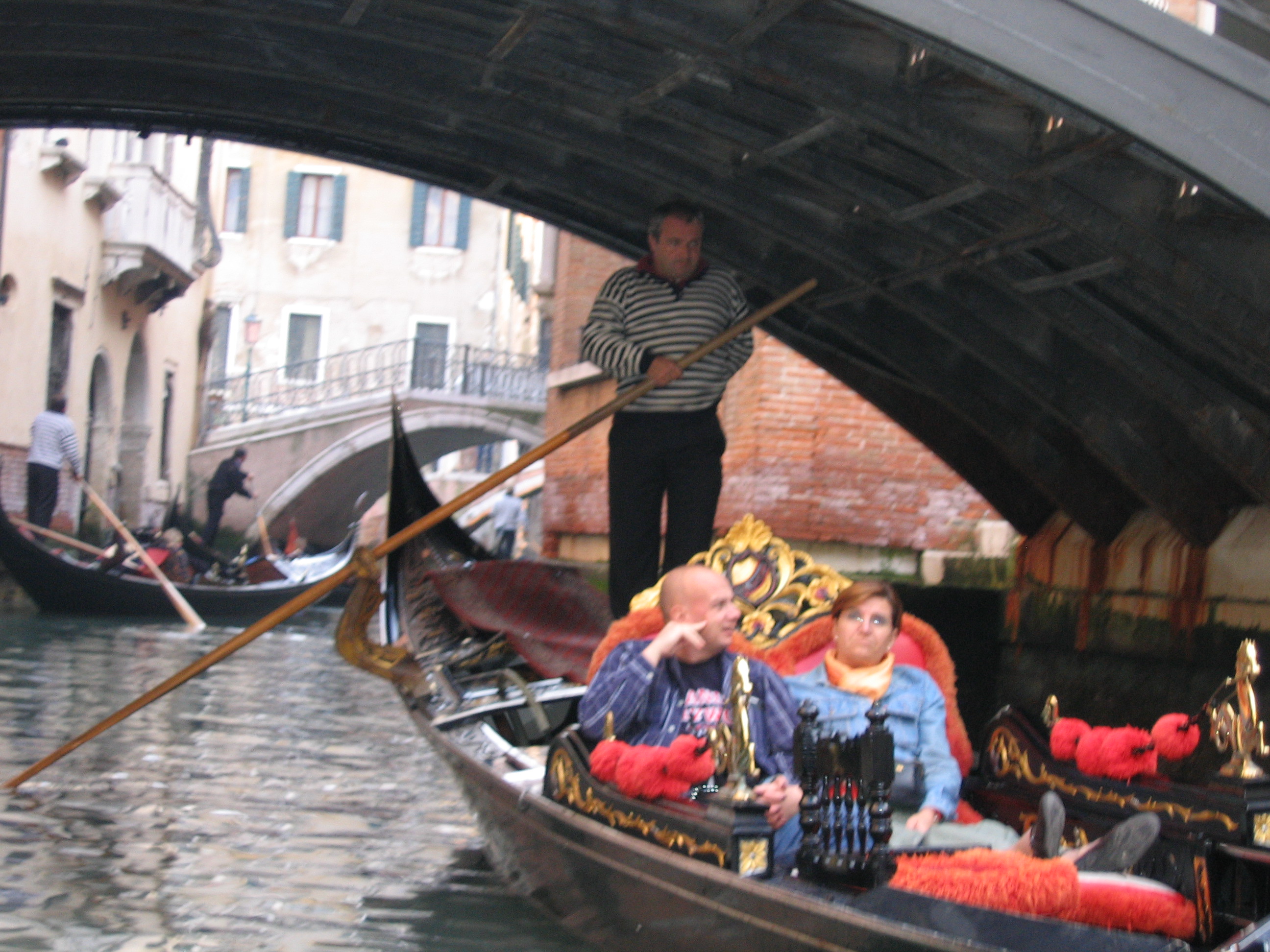 Europe Trip 2005 - Italy (Venice - Pigeons, St Mark's Basilica / Square / Clocktower, Gondola Ride, Gelato)