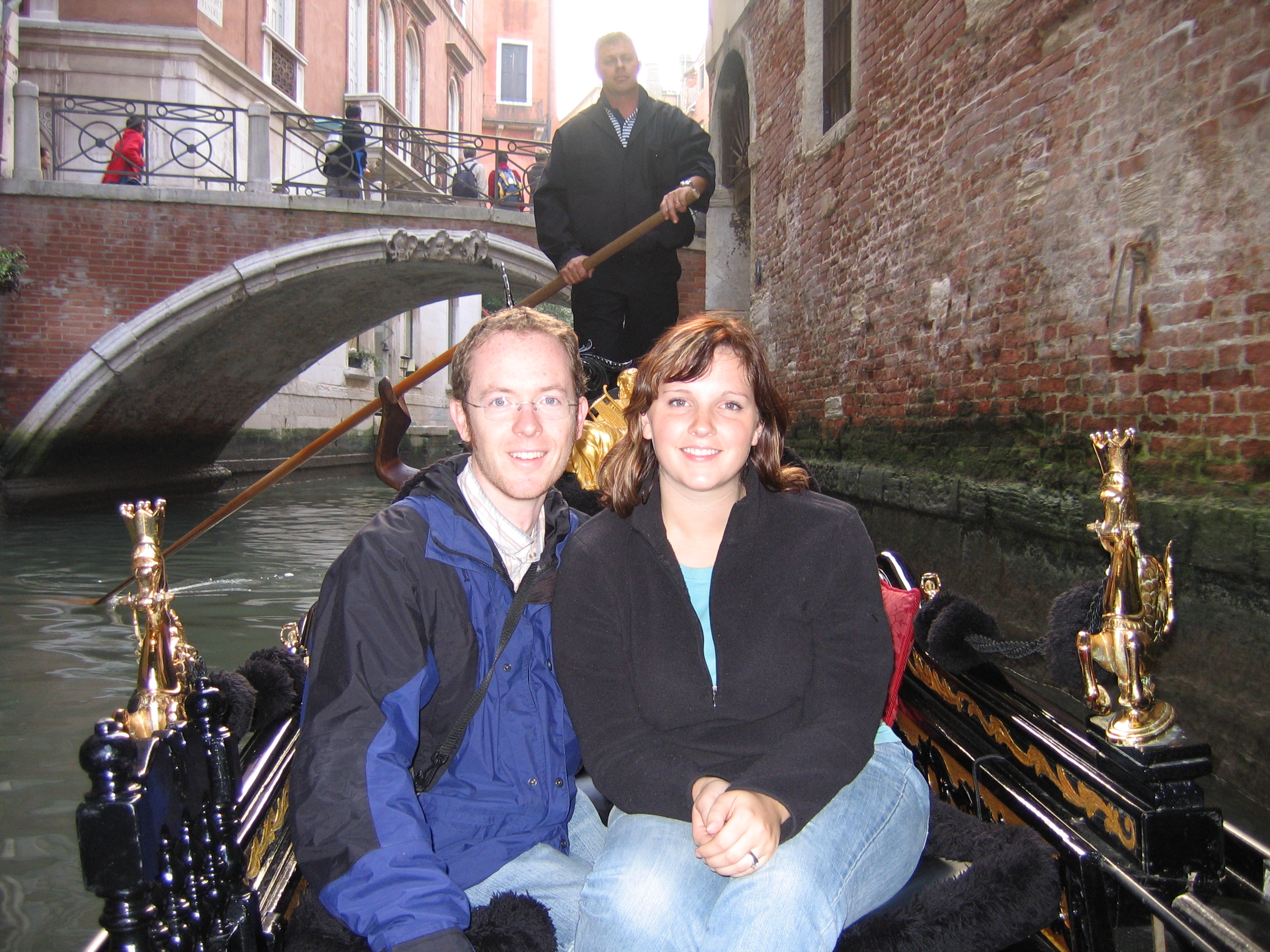 Europe Trip 2005 - Italy (Venice - Pigeons, St Mark's Basilica / Square / Clocktower, Gondola Ride, Gelato)
