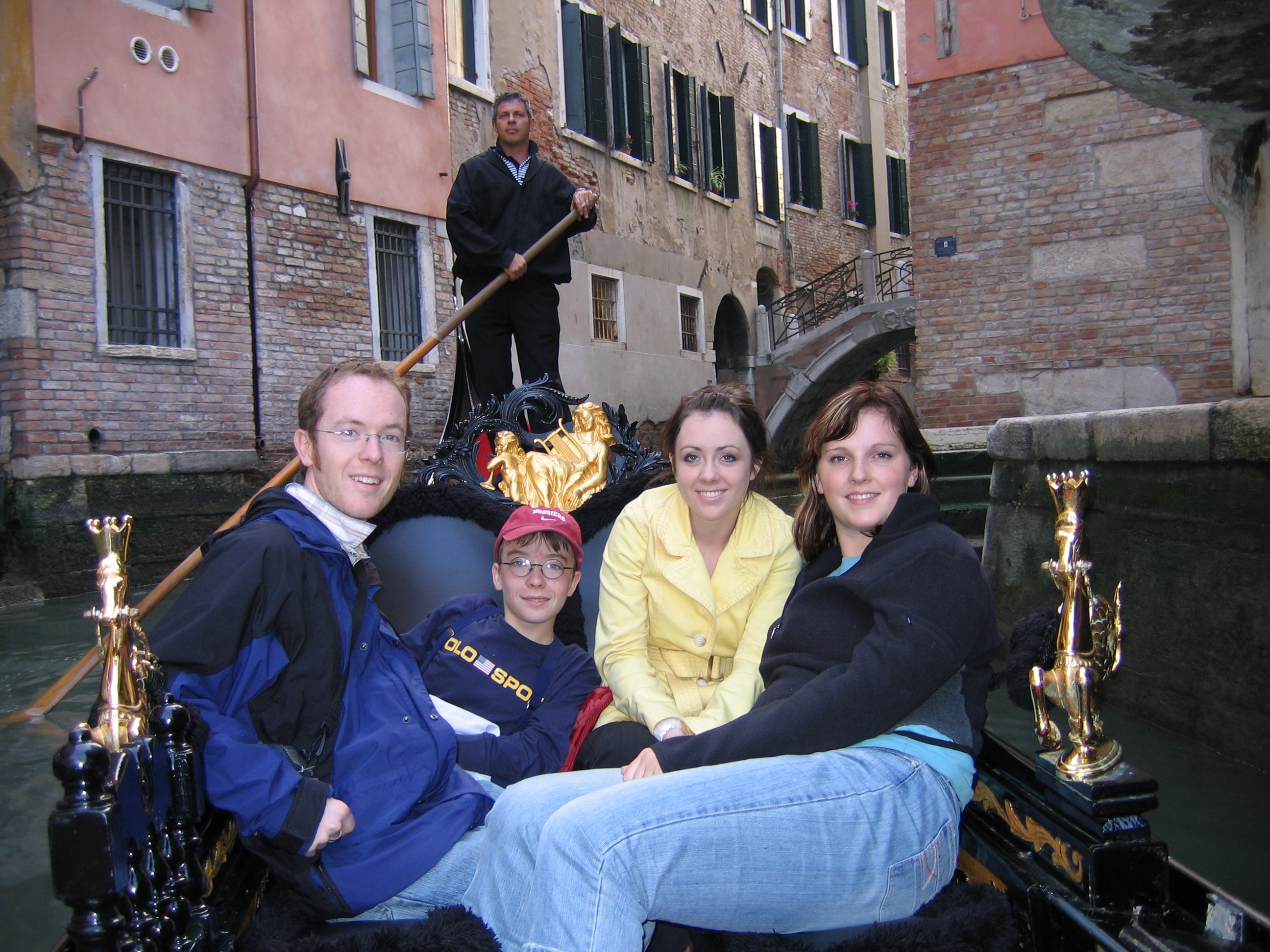 Europe Trip 2005 - Italy (Venice - Pigeons, St Mark's Basilica / Square / Clocktower, Gondola Ride, Gelato)
