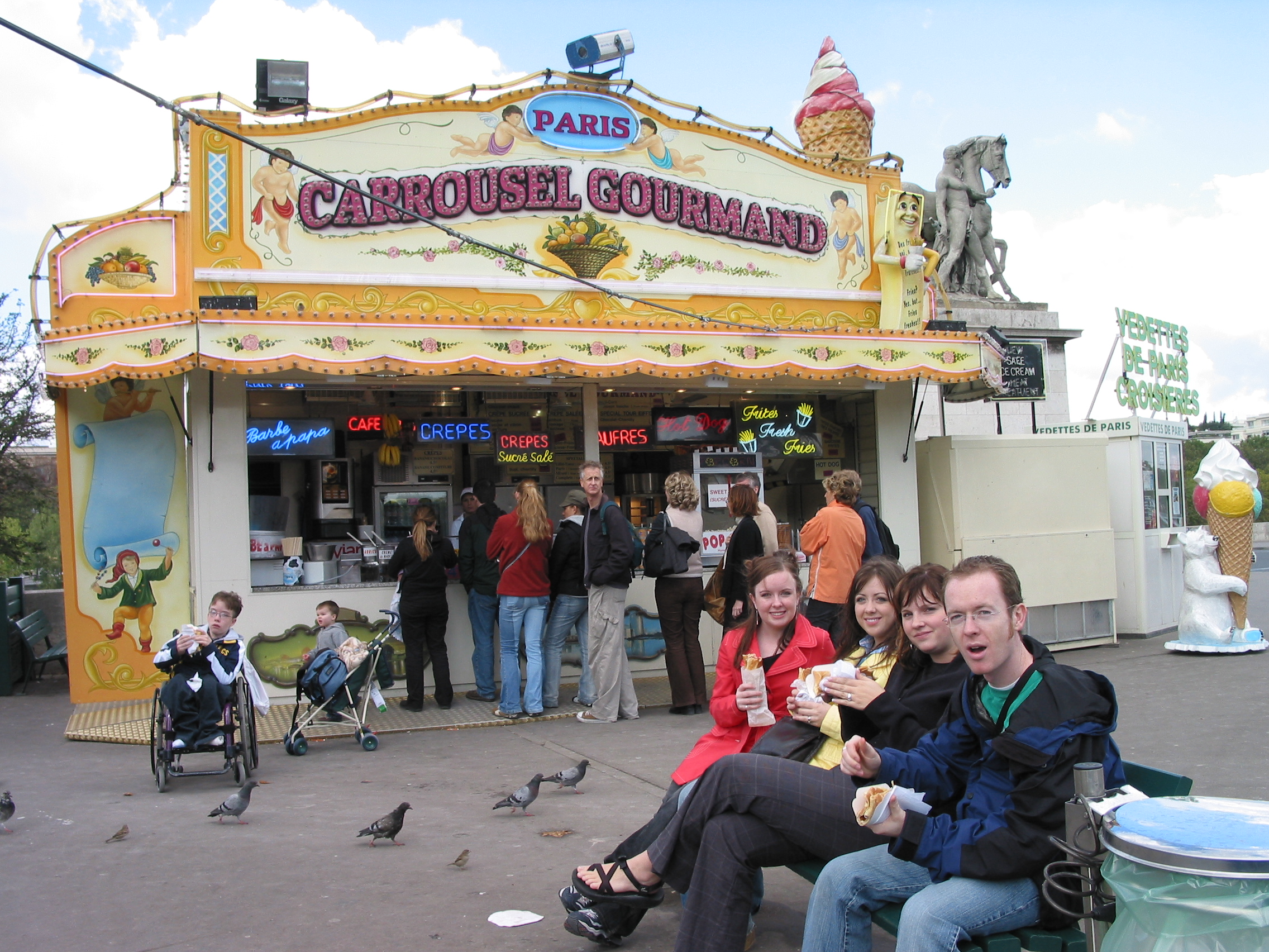 Europe Trip 2005 - France (Paris - The Eiffel Tower, Carousel, Crepes)