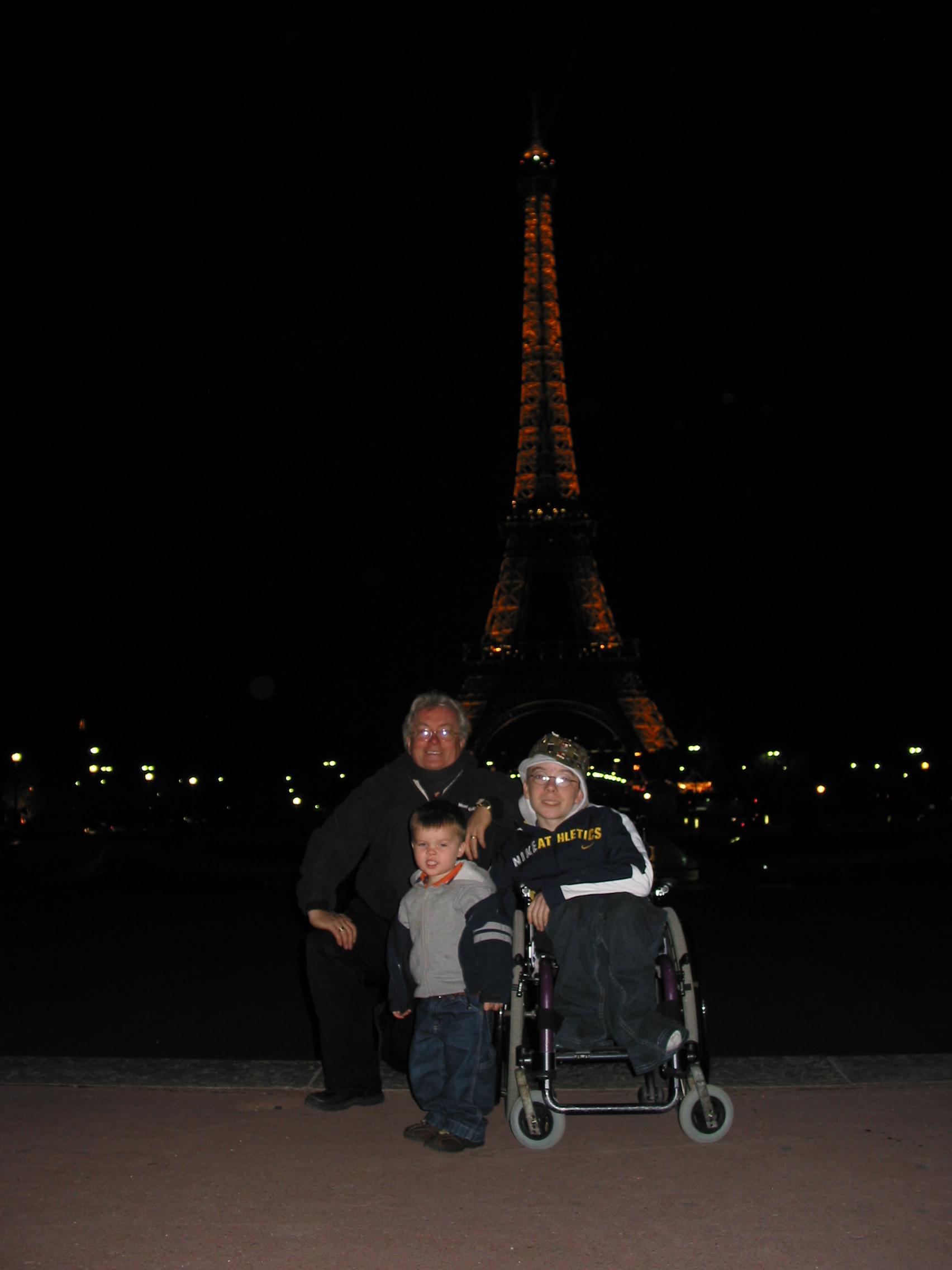 Europe Trip 2005 - France (Paris - The Eiffel Tower at Night, Night Cruise on the River Seine, Drive to Switzerland)