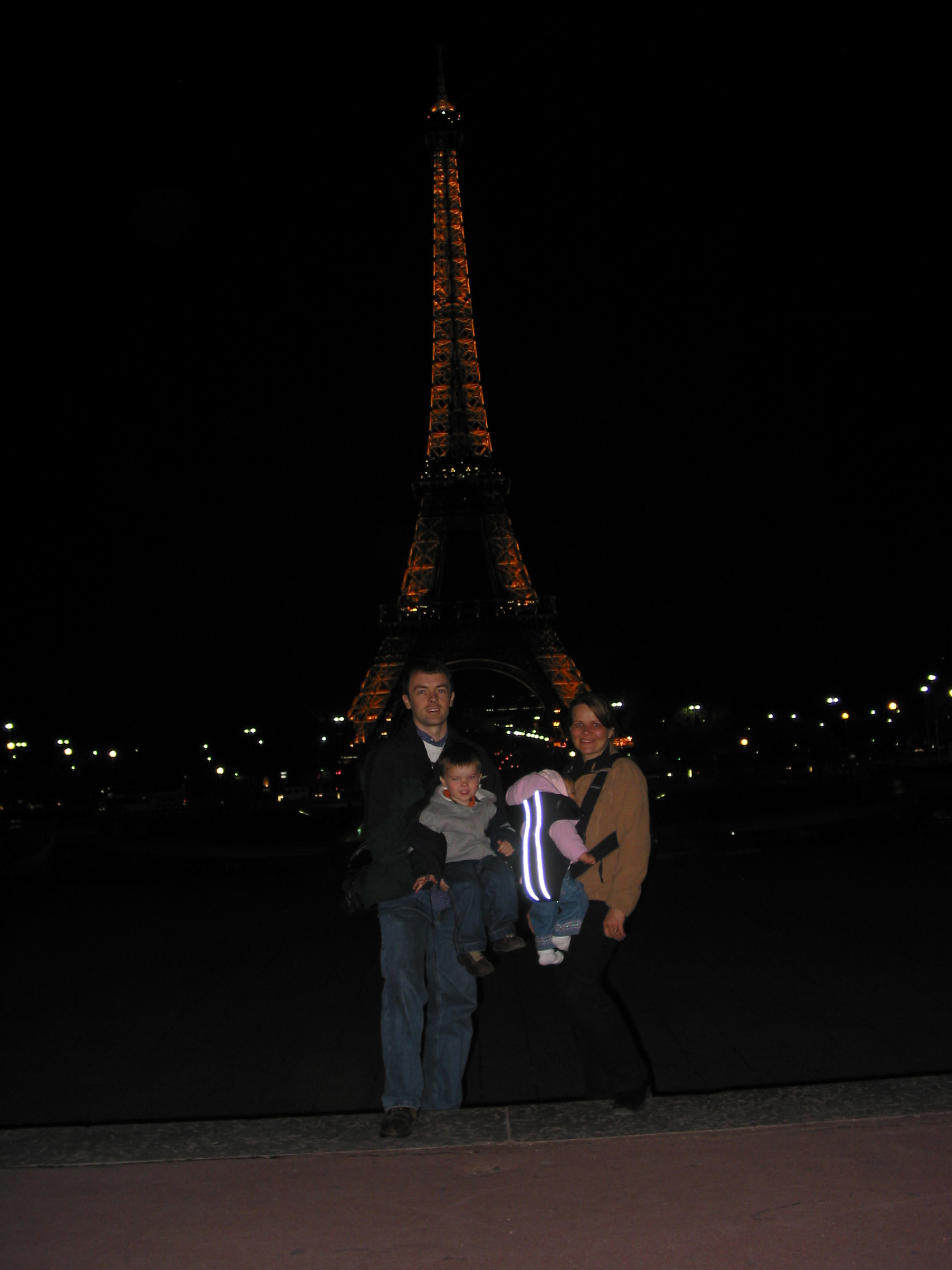 Europe Trip 2005 - France (Paris - The Eiffel Tower at Night, Night Cruise on the River Seine, Drive to Switzerland)