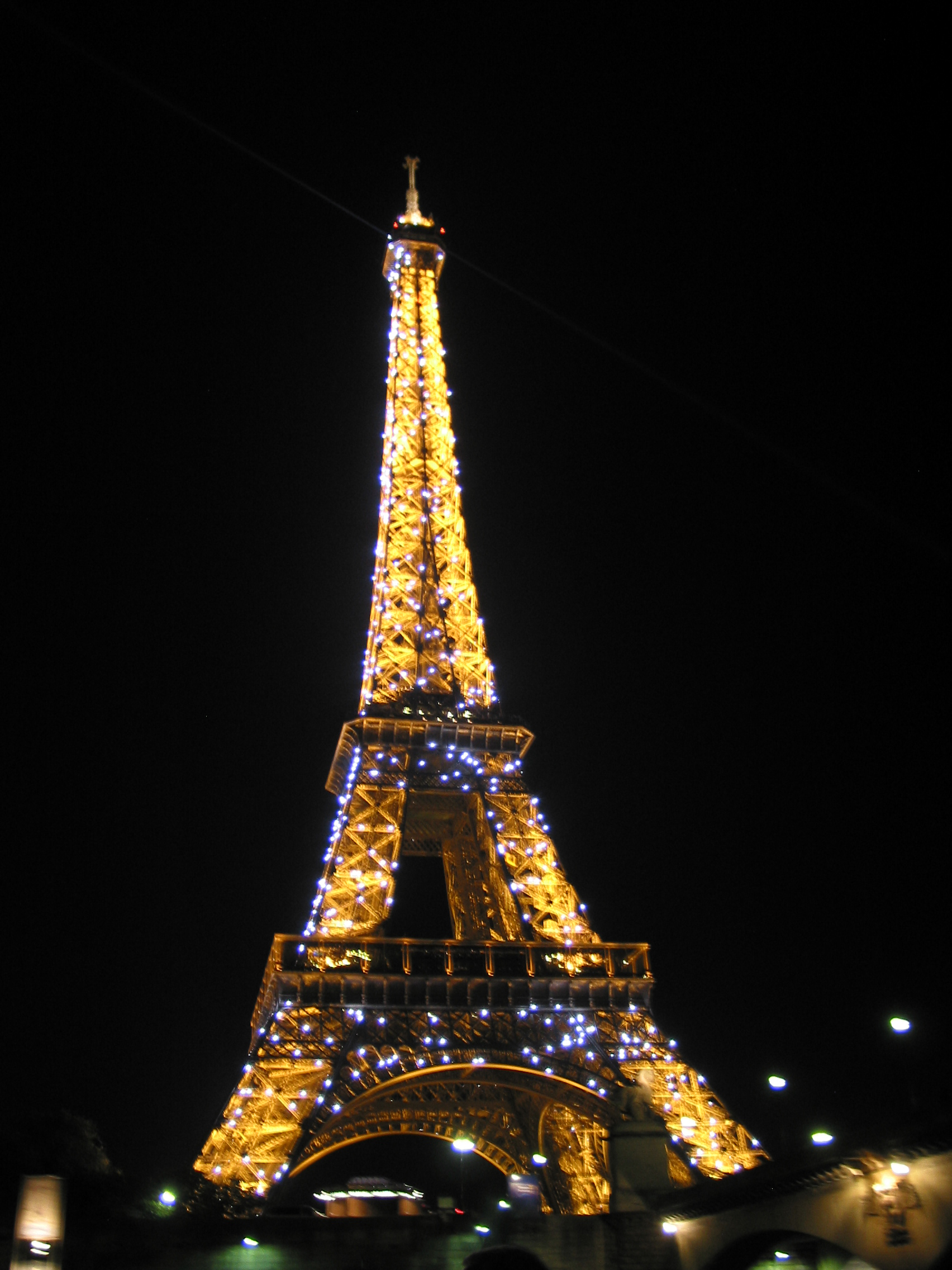 Europe Trip 2005 - France (Paris - The Eiffel Tower at Night, Night Cruise on the River Seine, Drive to Switzerland)